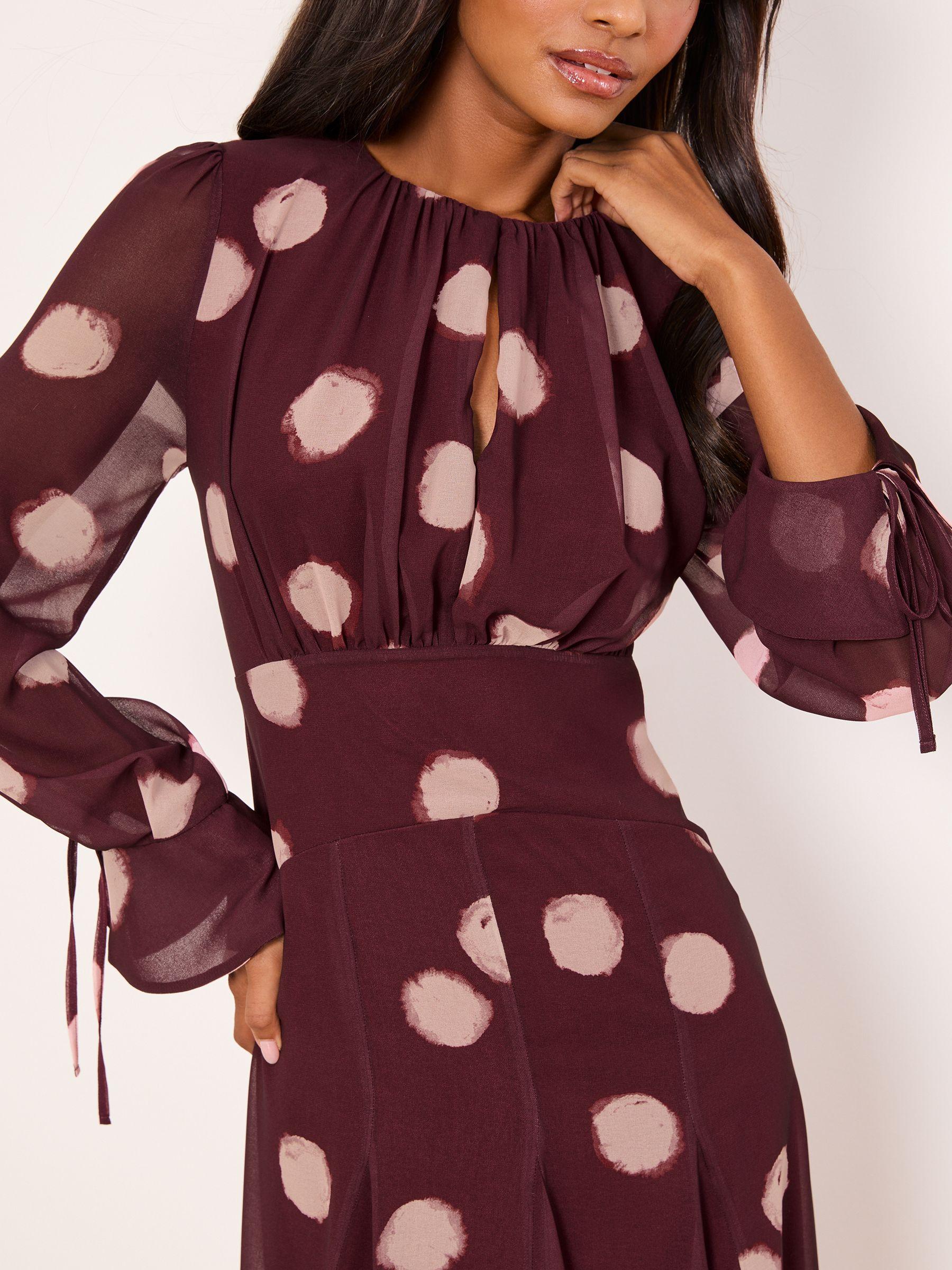 lipsy long sleeve dress Lipsy Sequin Long Sleeve Belted Shirt Midi Dress in Natural