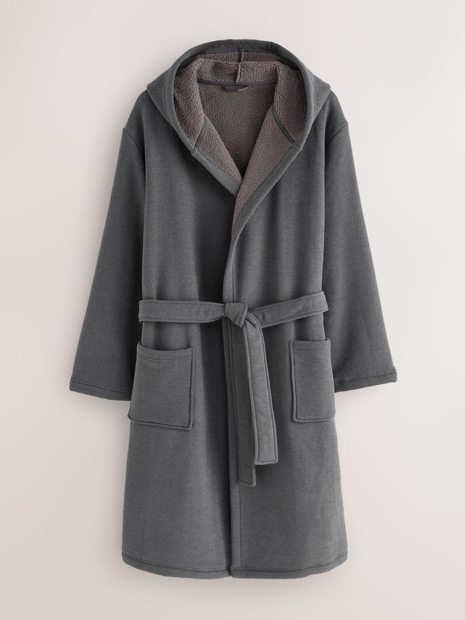 knee length dresses for ladies Men's Silk-Lined Wool Robe main image 1
