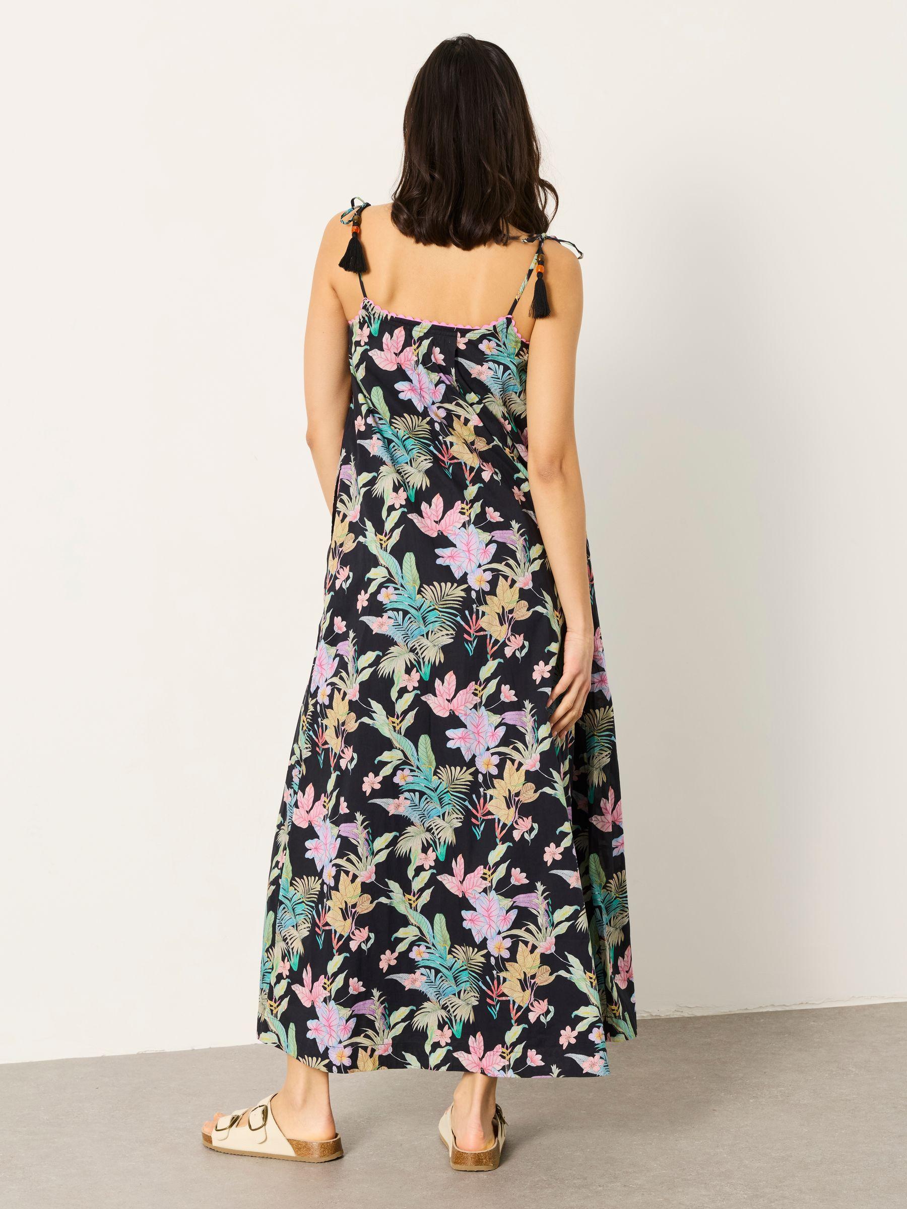 chinese dress ladies Fat Face Women's Paisley Deep V Neck Maxi Dress | UK14
