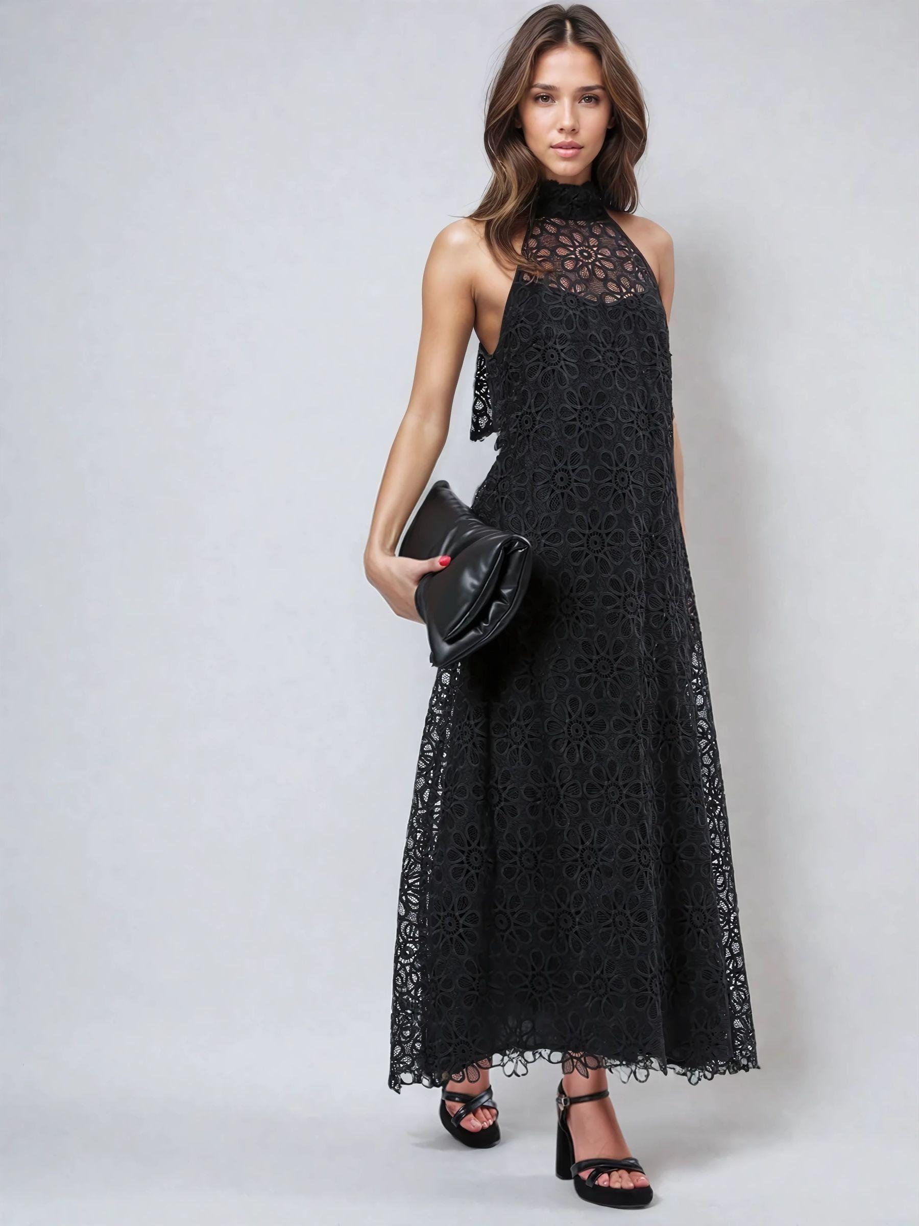 3 4 sleeve ivory lace dress SSYS The Gloria 3/4 Sleeve Tiered Brocade Dress In Ivory main image 0