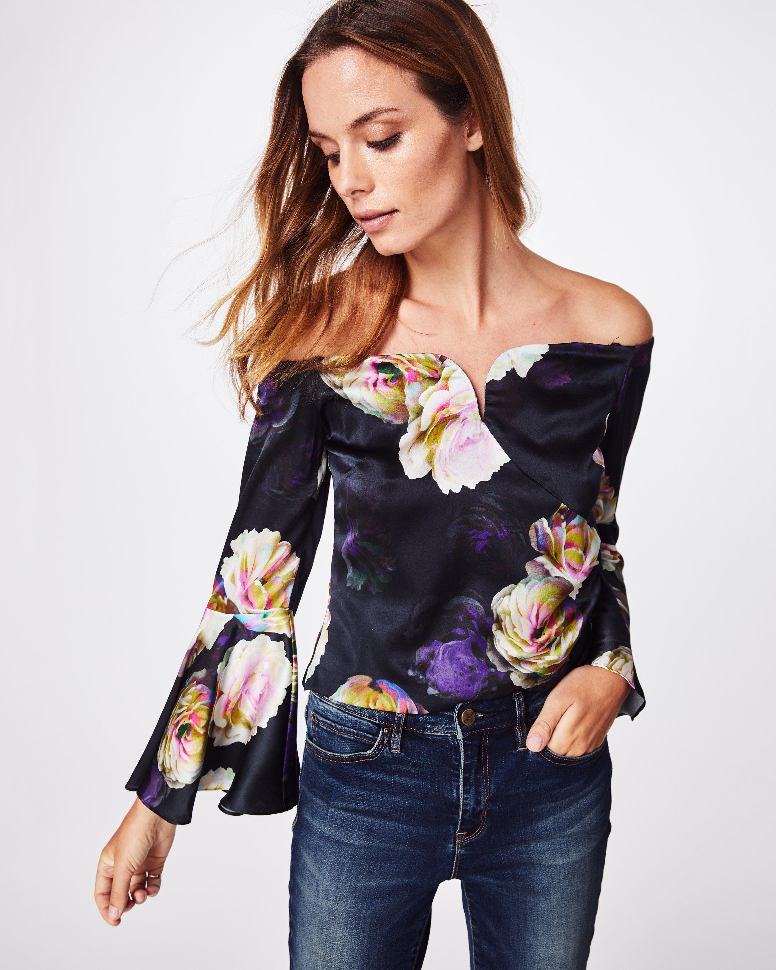 nicole miller confetti flower lace dress