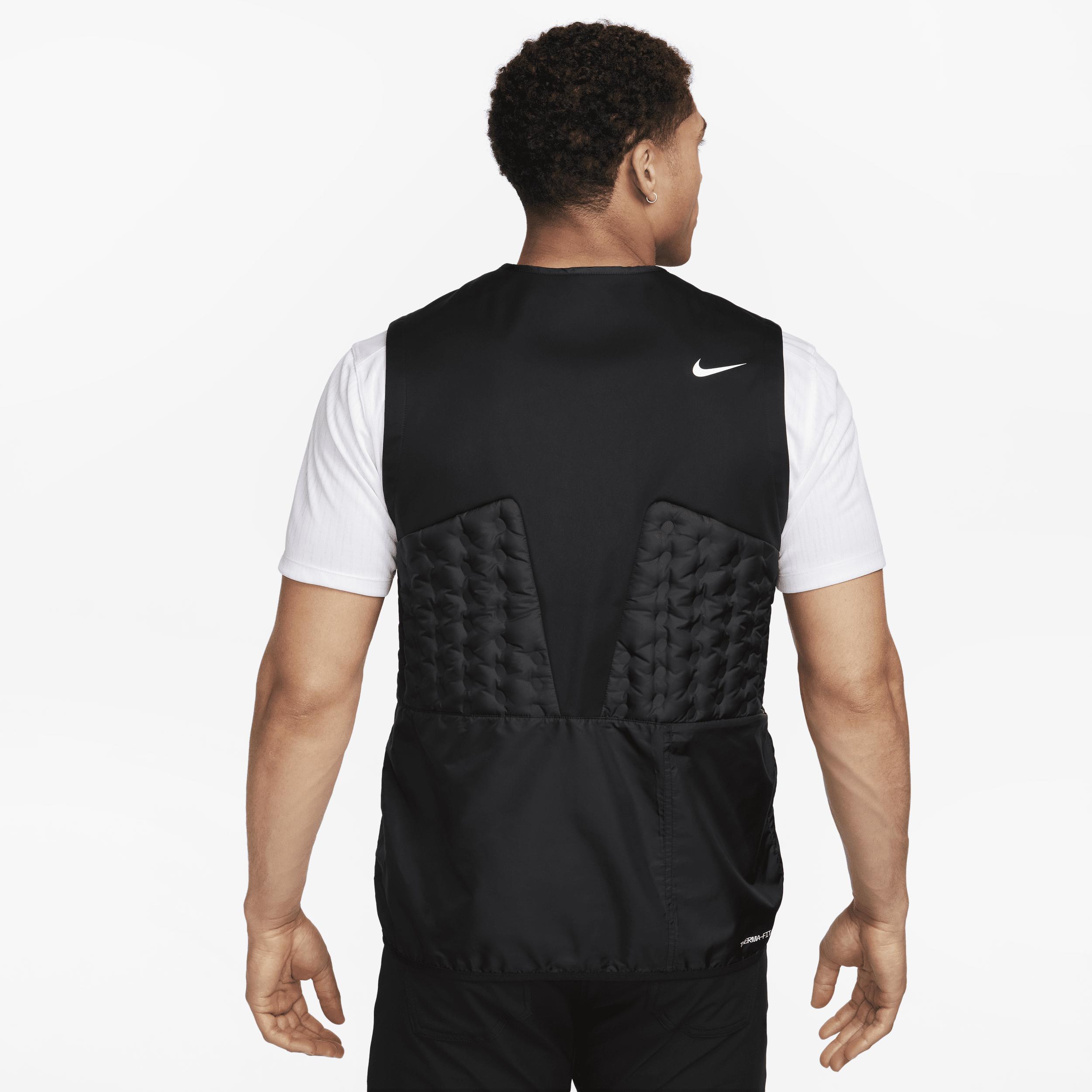 Nike Therma Fit Repel Full Zip Down Golf Vest in Black for Men Lyst