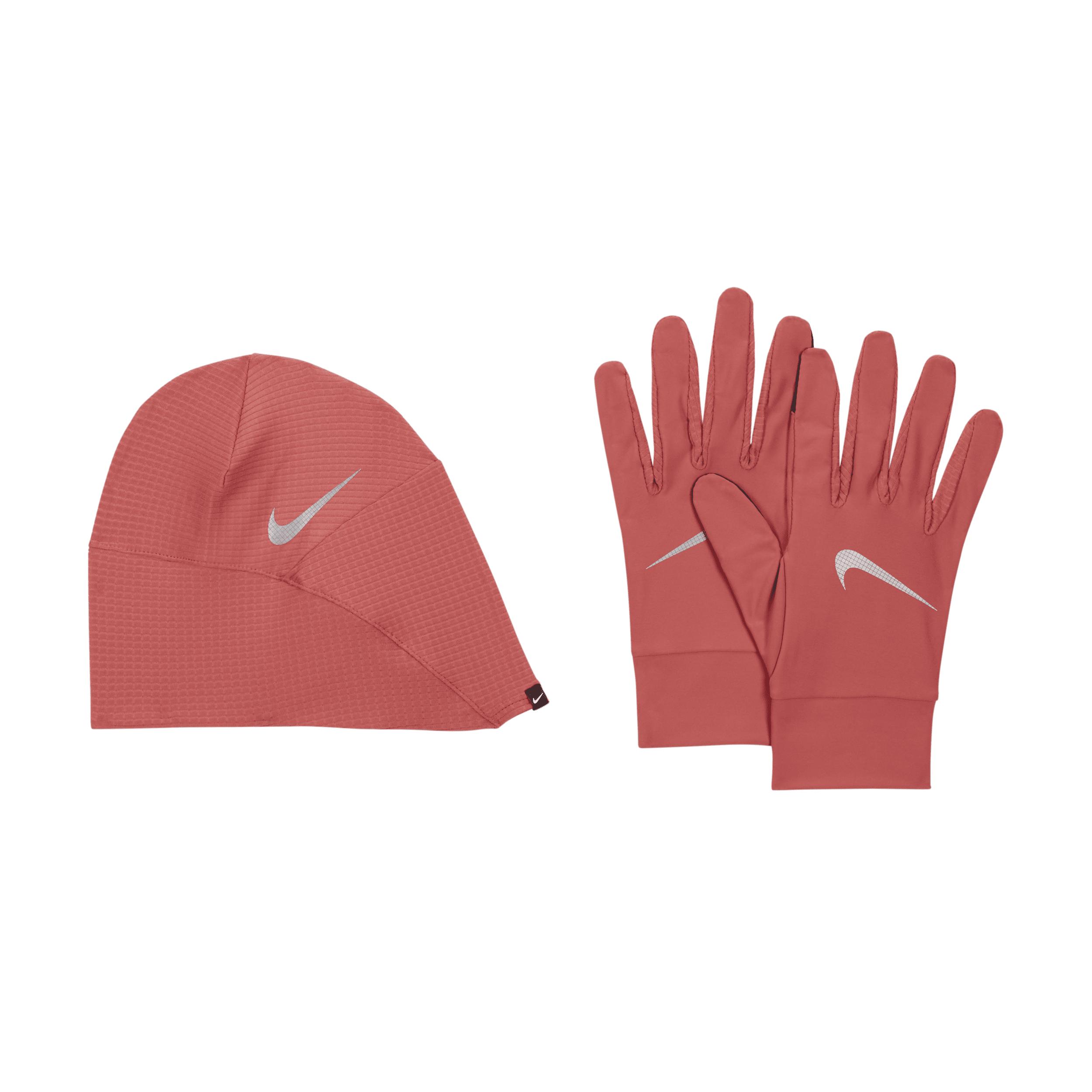 Nike Essential Running Hat And Glove Set in Red for Men Lyst