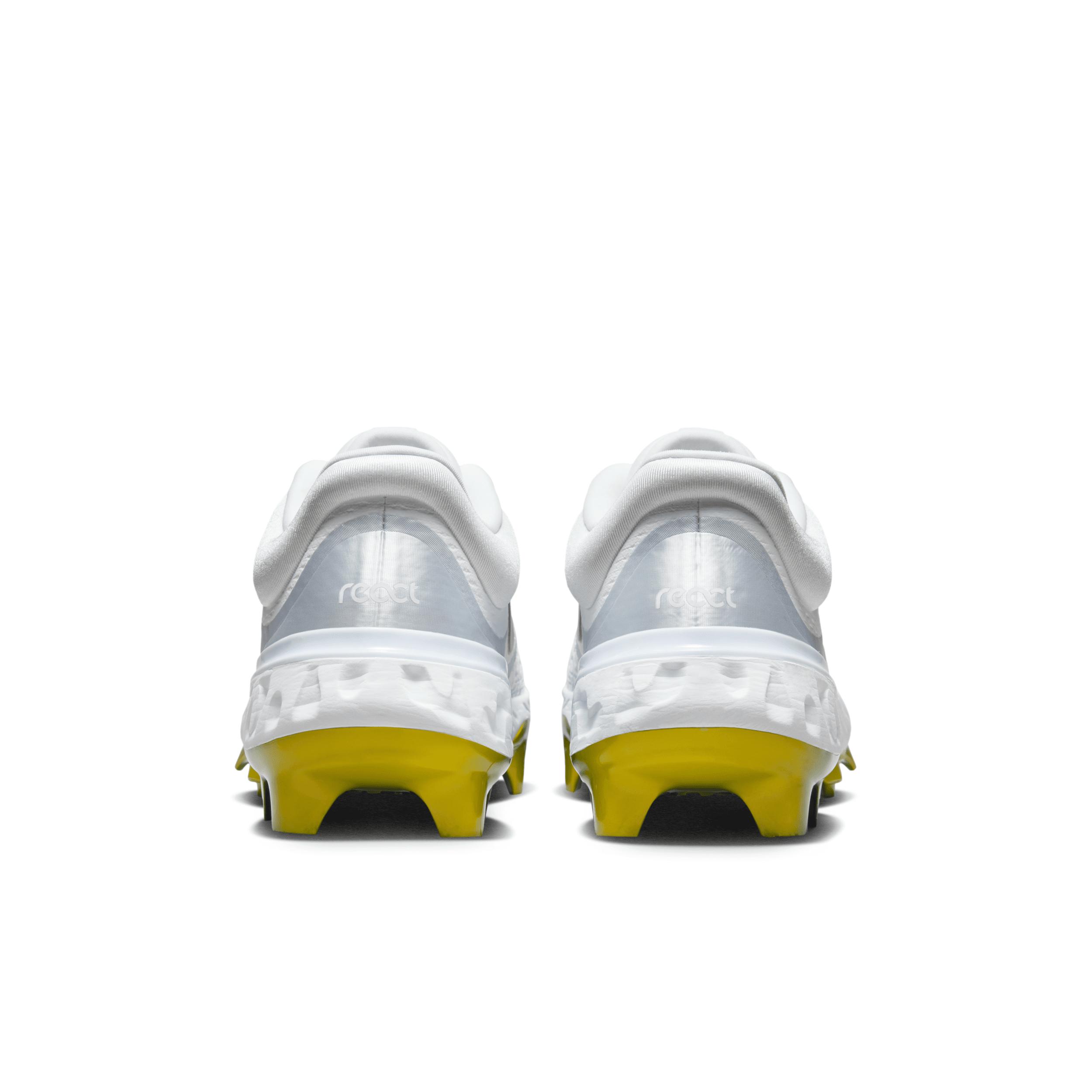 Nike Alpha Huarache Elite 4 Low Mcs Baseball Cleats in White for