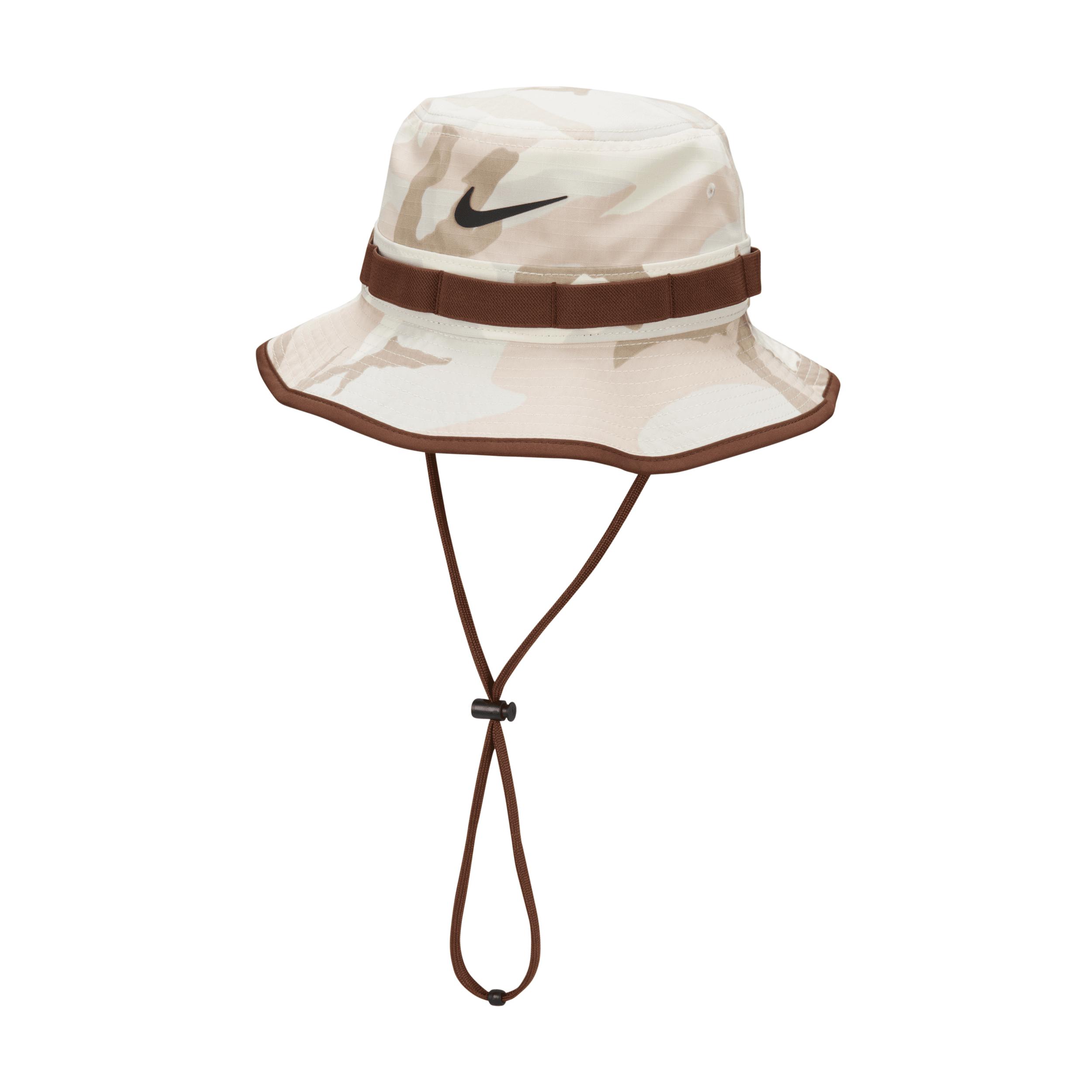 Nike Dri-fit Apex Camo Print Bucket Hat in Natural | Lyst