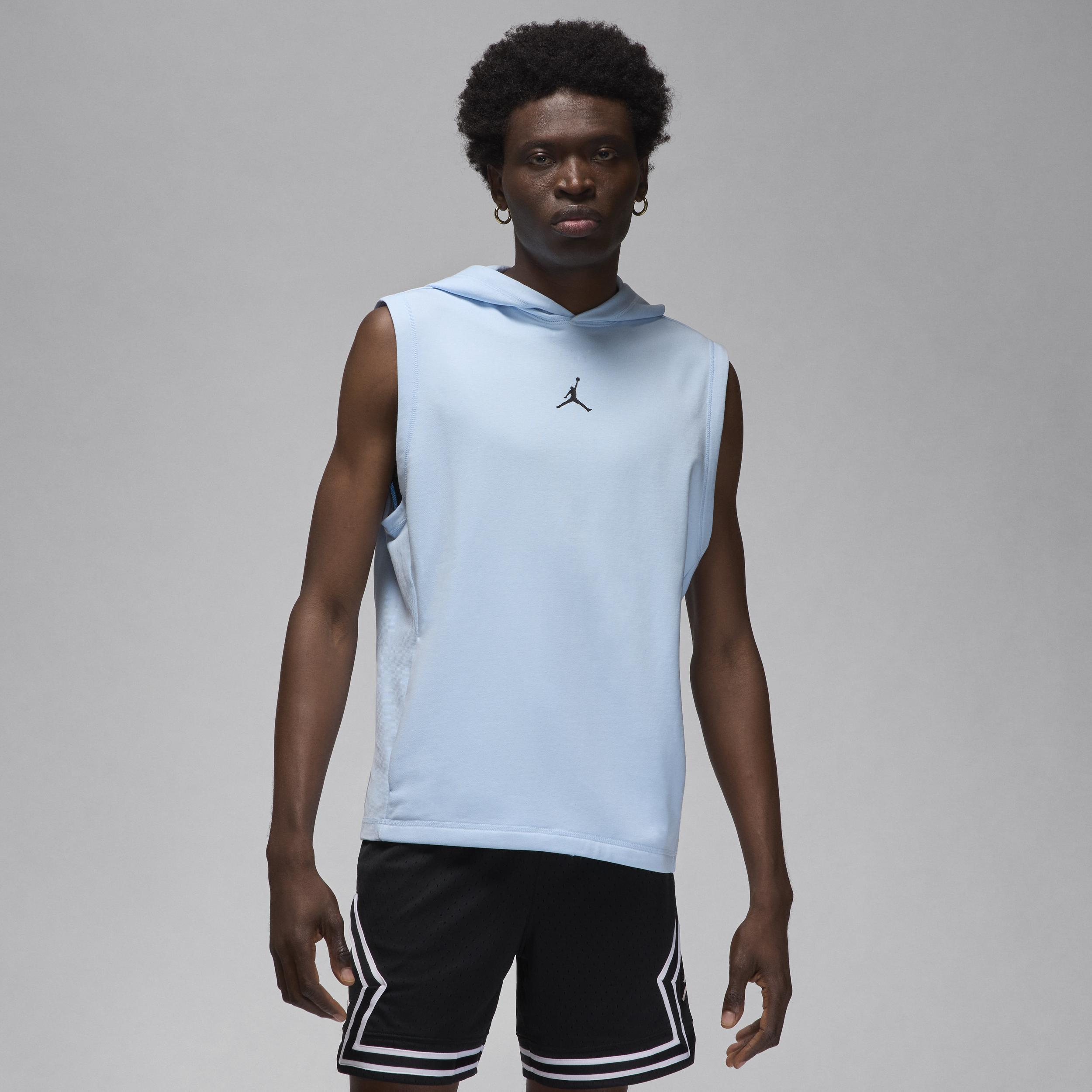 Nike Jordan Dri fit Sport Fleece Sleeveless Hoodie in Blue for Men Lyst