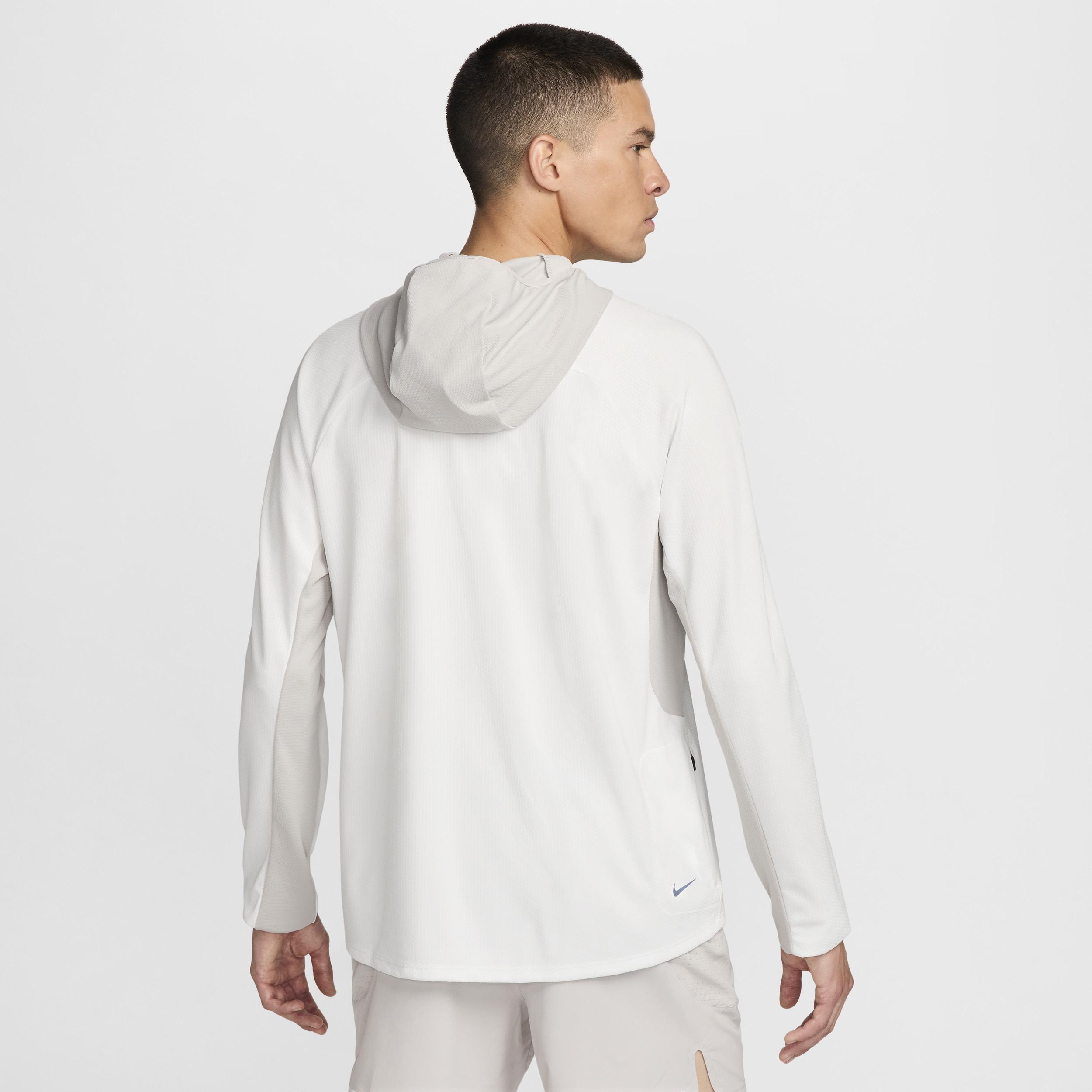Nike hooded running top discount