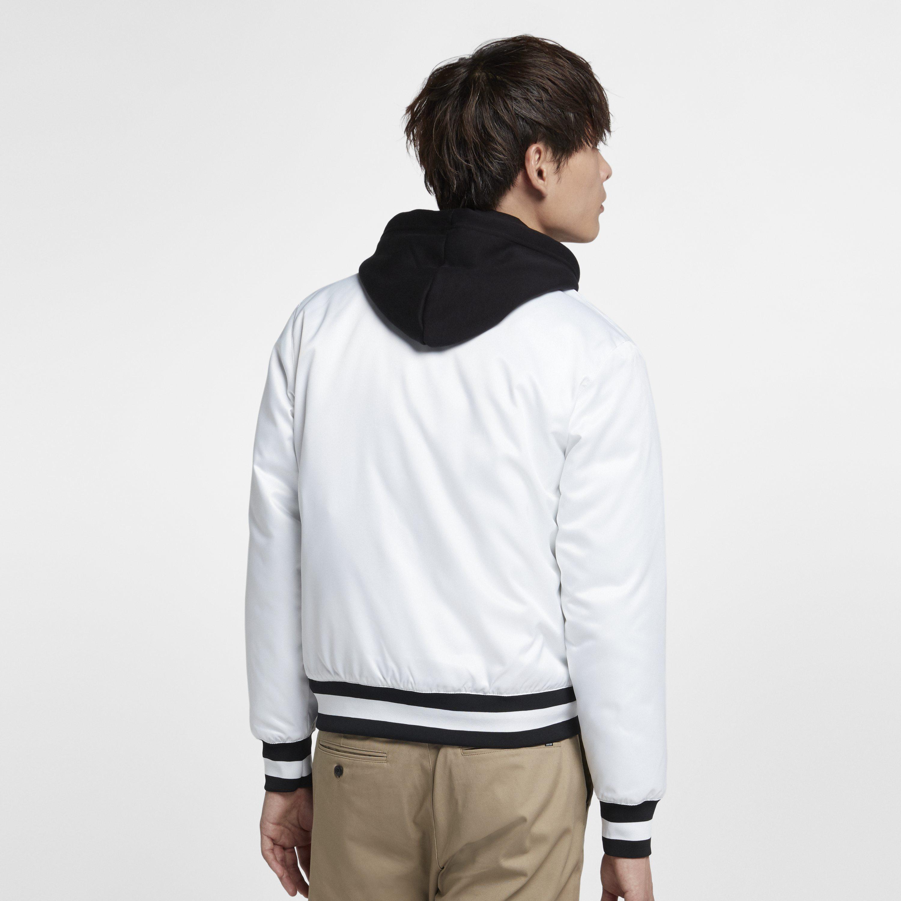 Nike Sb X Nba Bomber Jacket in White for Men | Lyst UK