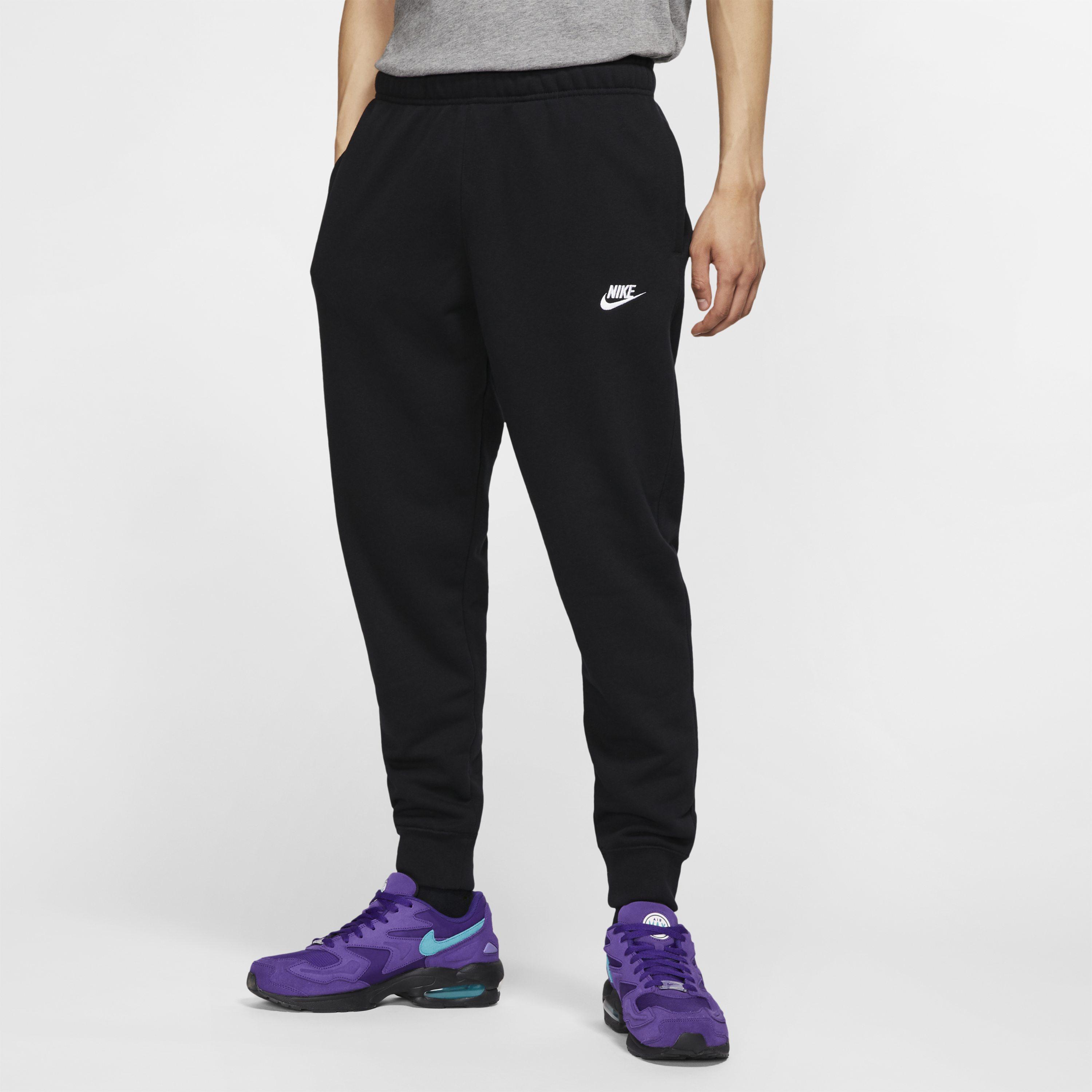 Nike Fleece Sportswear Club Joggers in Black for Men - Lyst