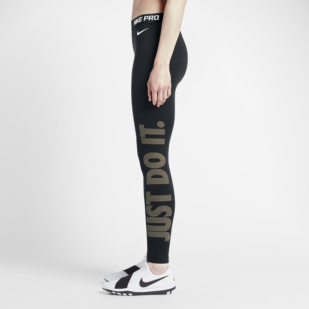 nike pro graphic tights