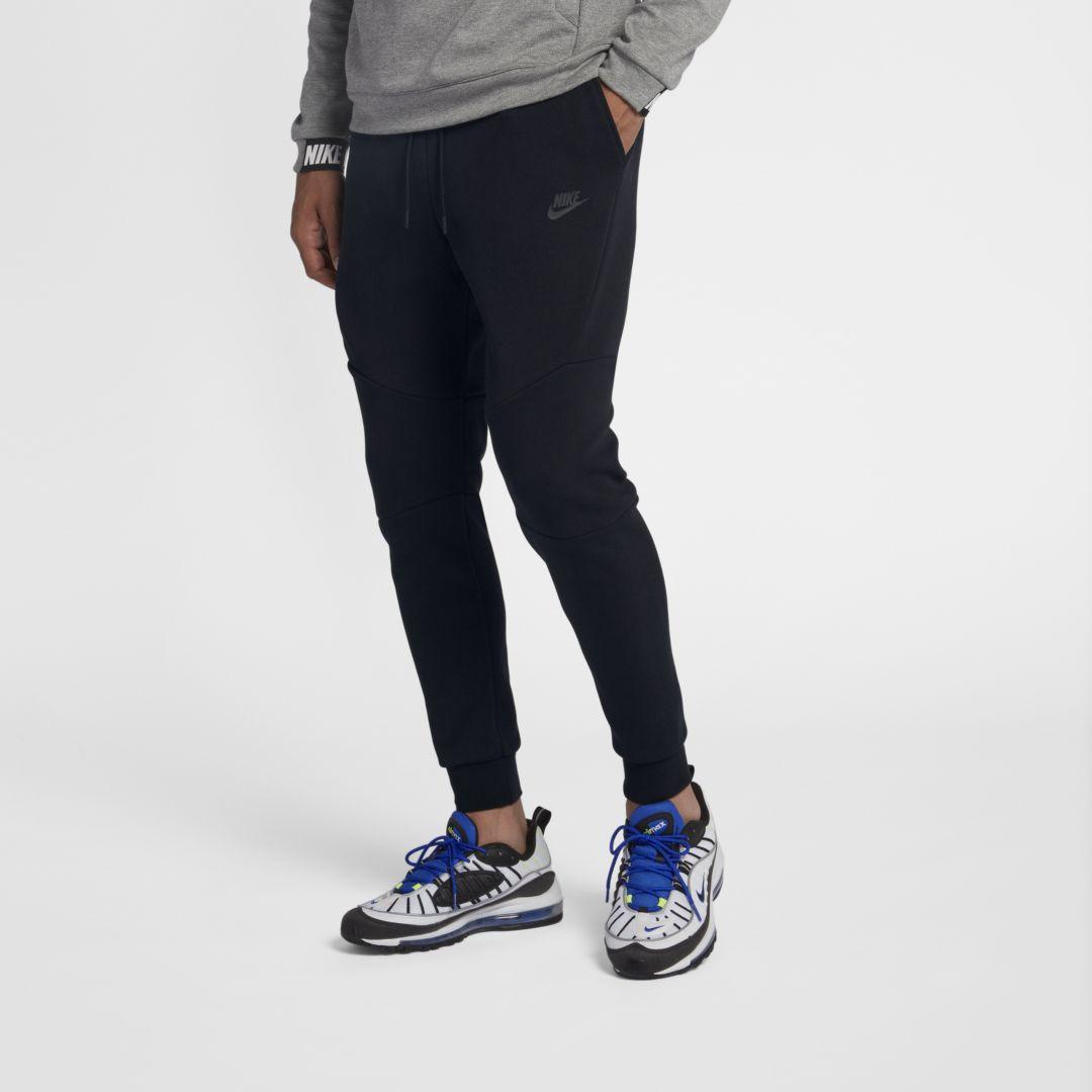 nike sportswear tech fleece joggers black