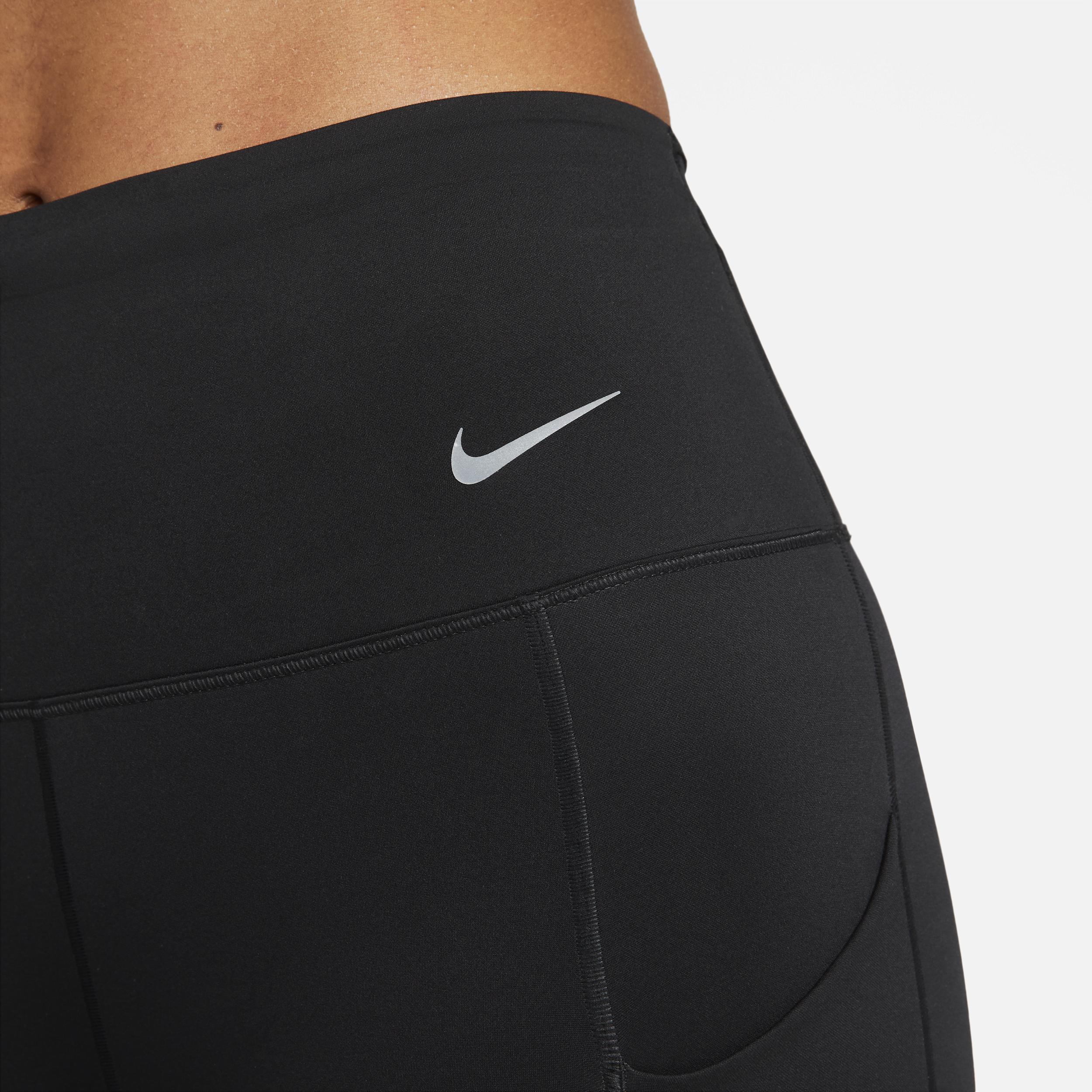 Nike Go Firm-support High-waisted Full-length Leggings With Pockets in  Black | Lyst