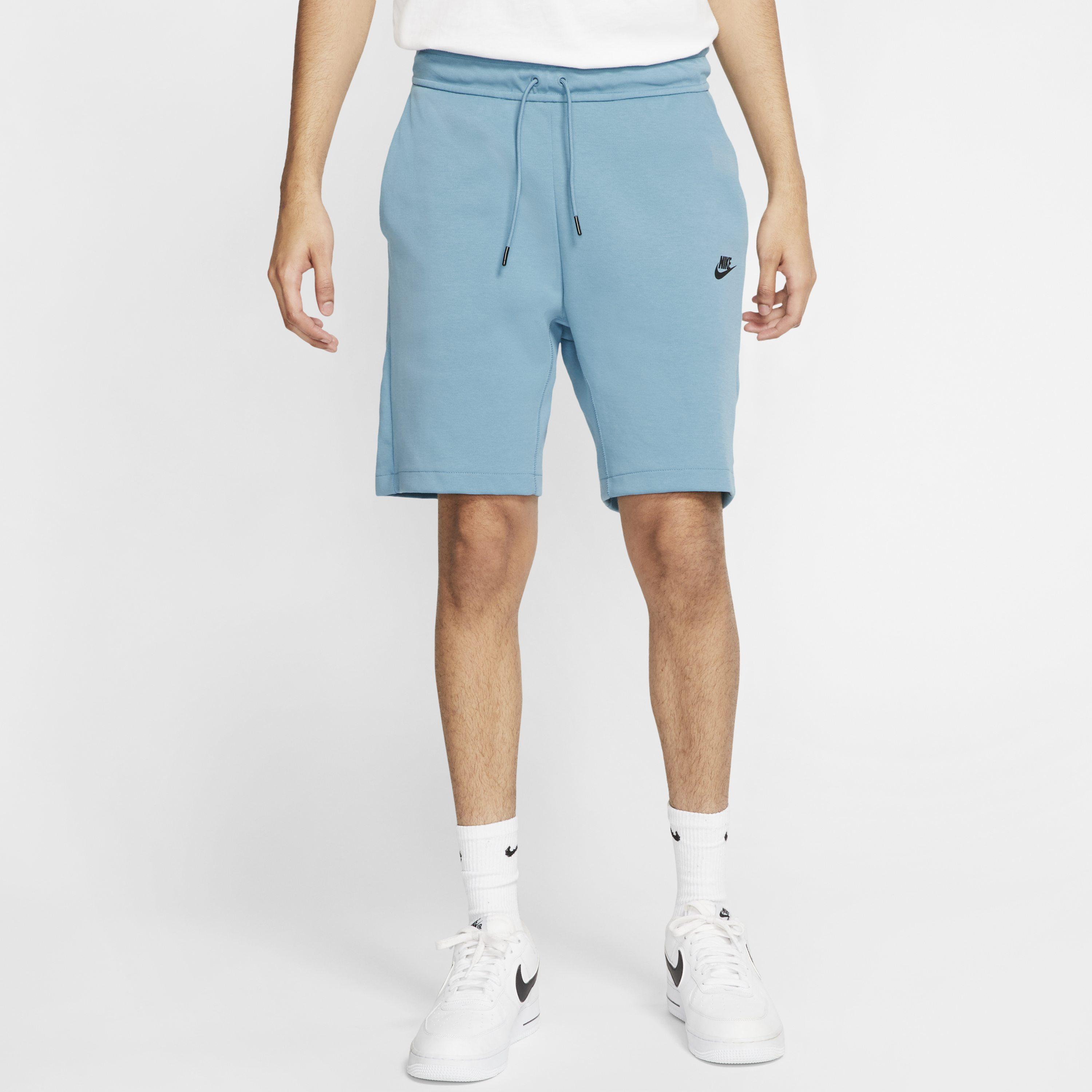 Nike Sportswear Tech Fleece Shorts in Blue for Men | Lyst UK