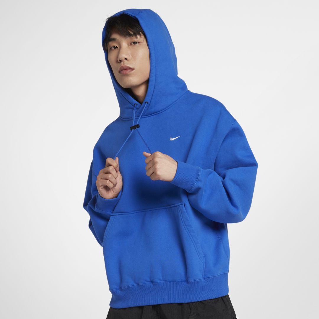 nikelab blue hoodie