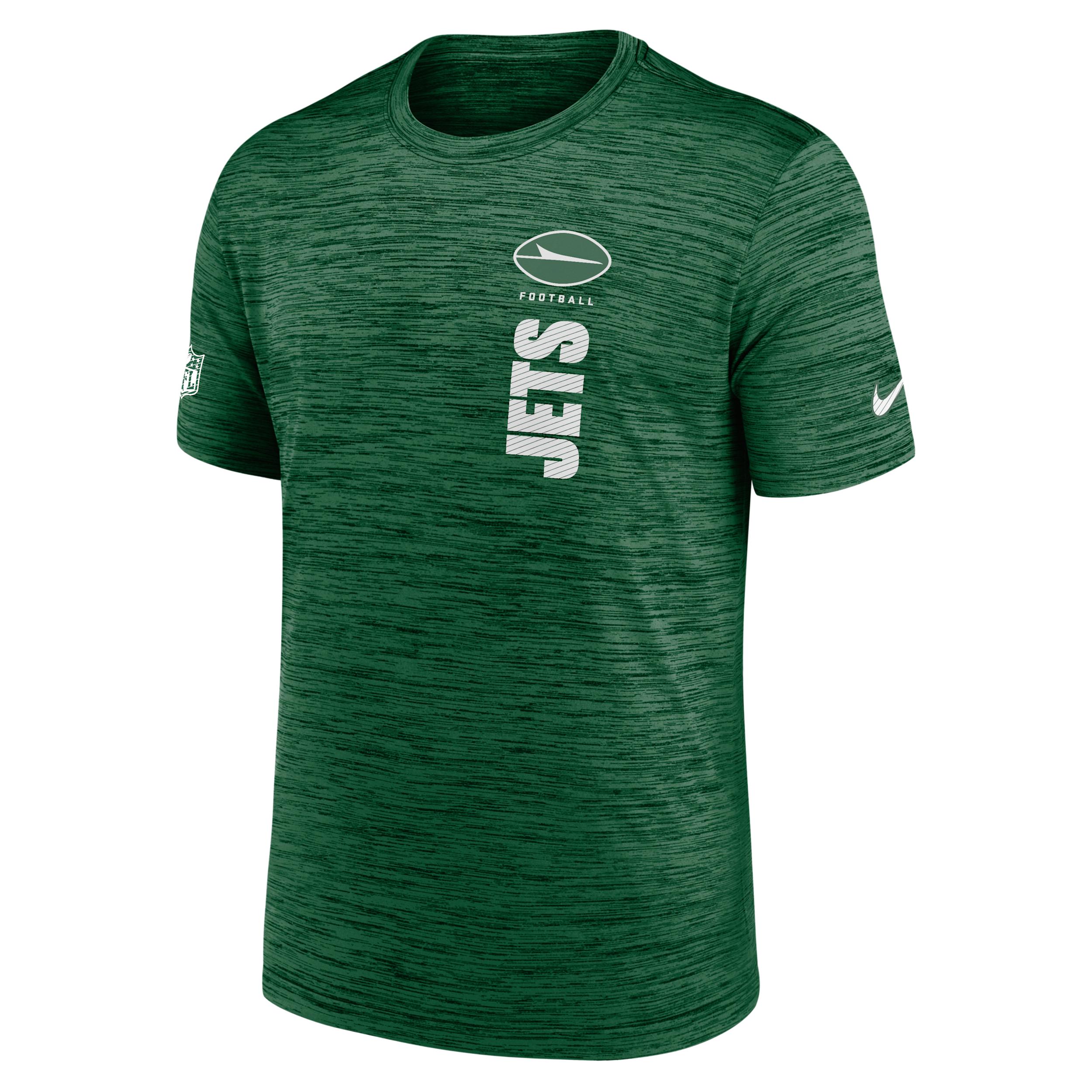 Nike New York Jets Sideline Velocity Dri Fit Nfl T Shirt in Green for Men Lyst UK