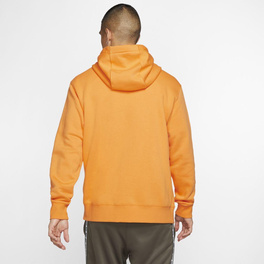 Nike Sportswear Club Fleece Pullover Hoodie in Orange for Men - Lyst