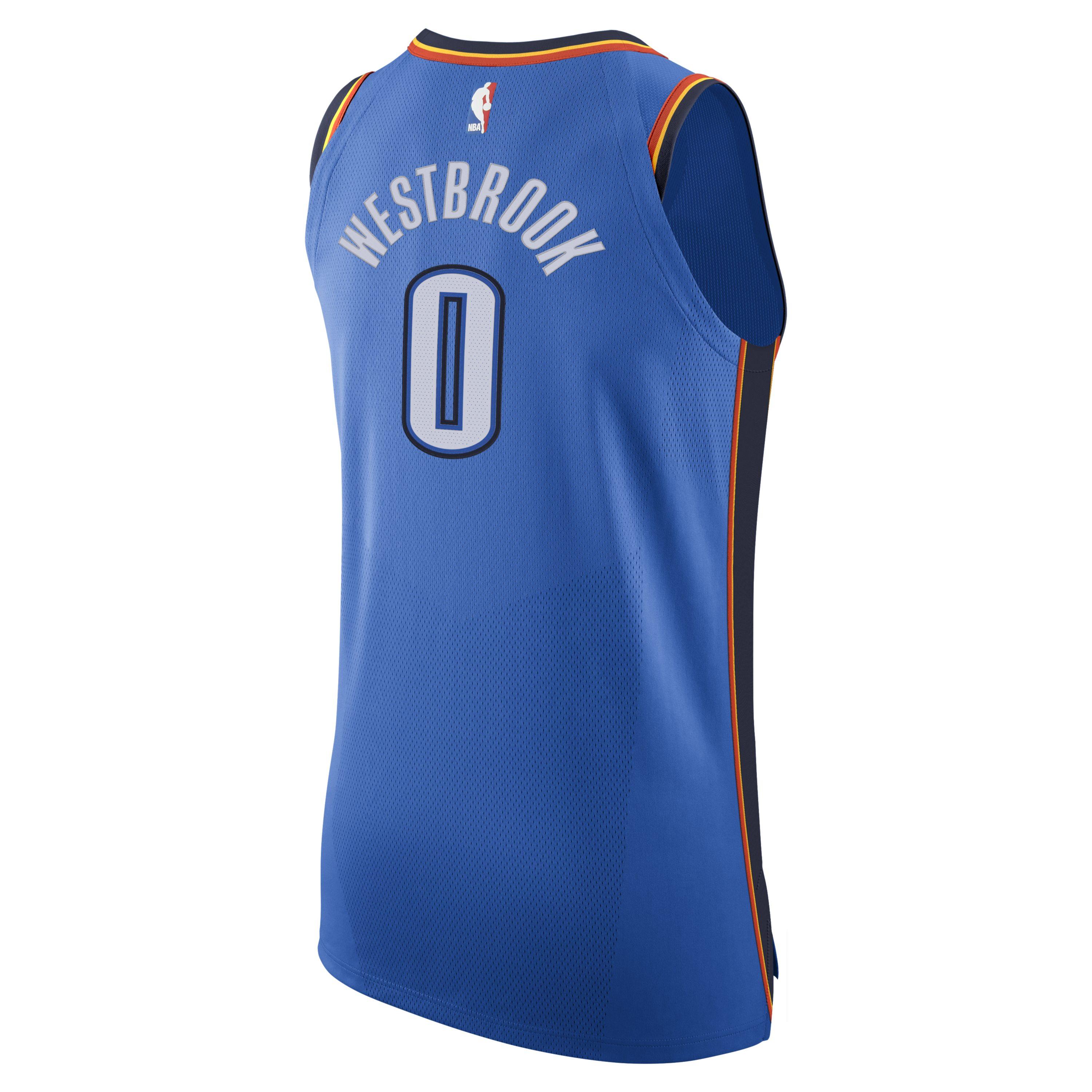 russell westbrook short sleeve jersey