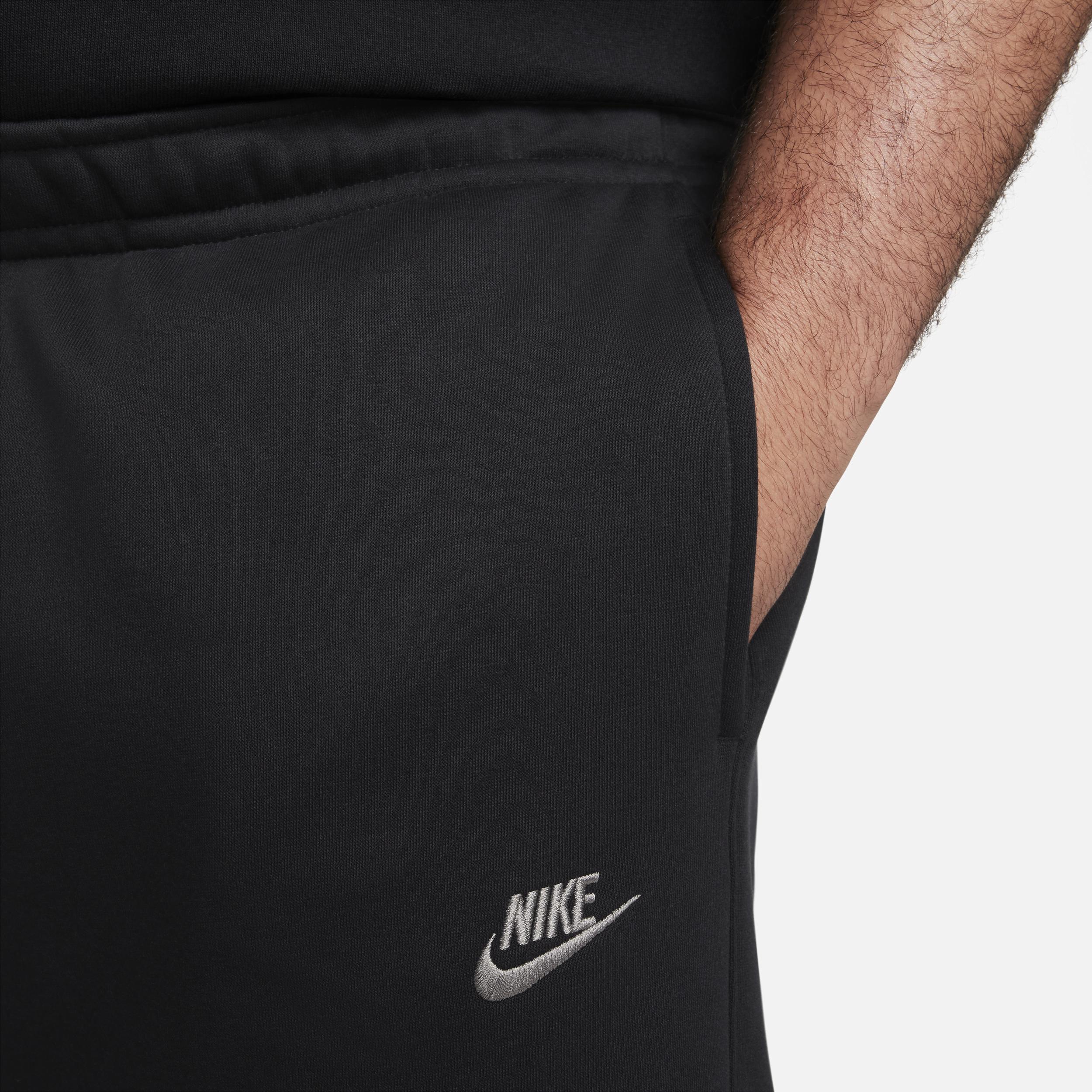 Nike Club Fleece Brushed-back Graphic Jogger Pants in Black for Men | Lyst
