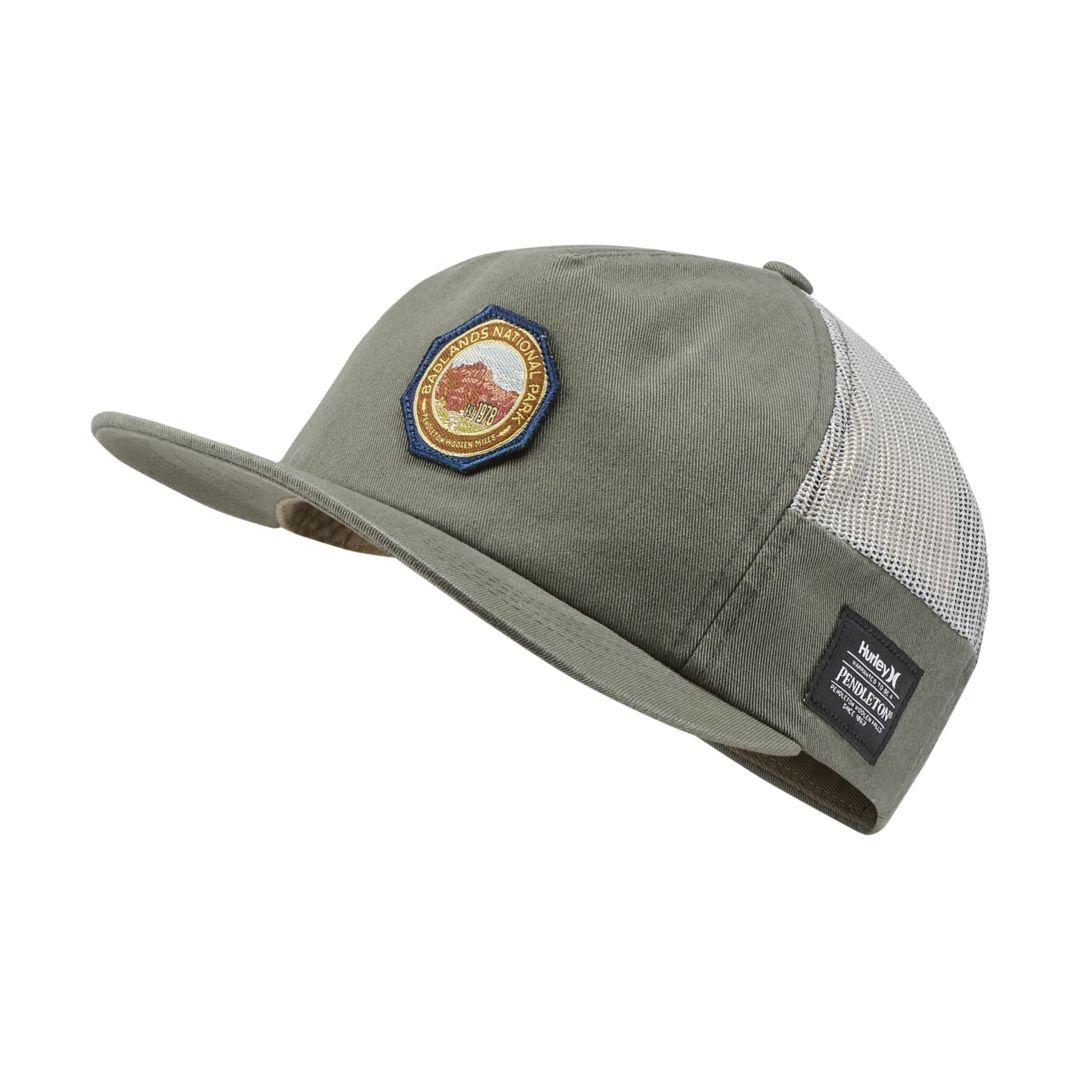 Nike Hurley Pendleton Badlands Hat in Green for Men | Lyst