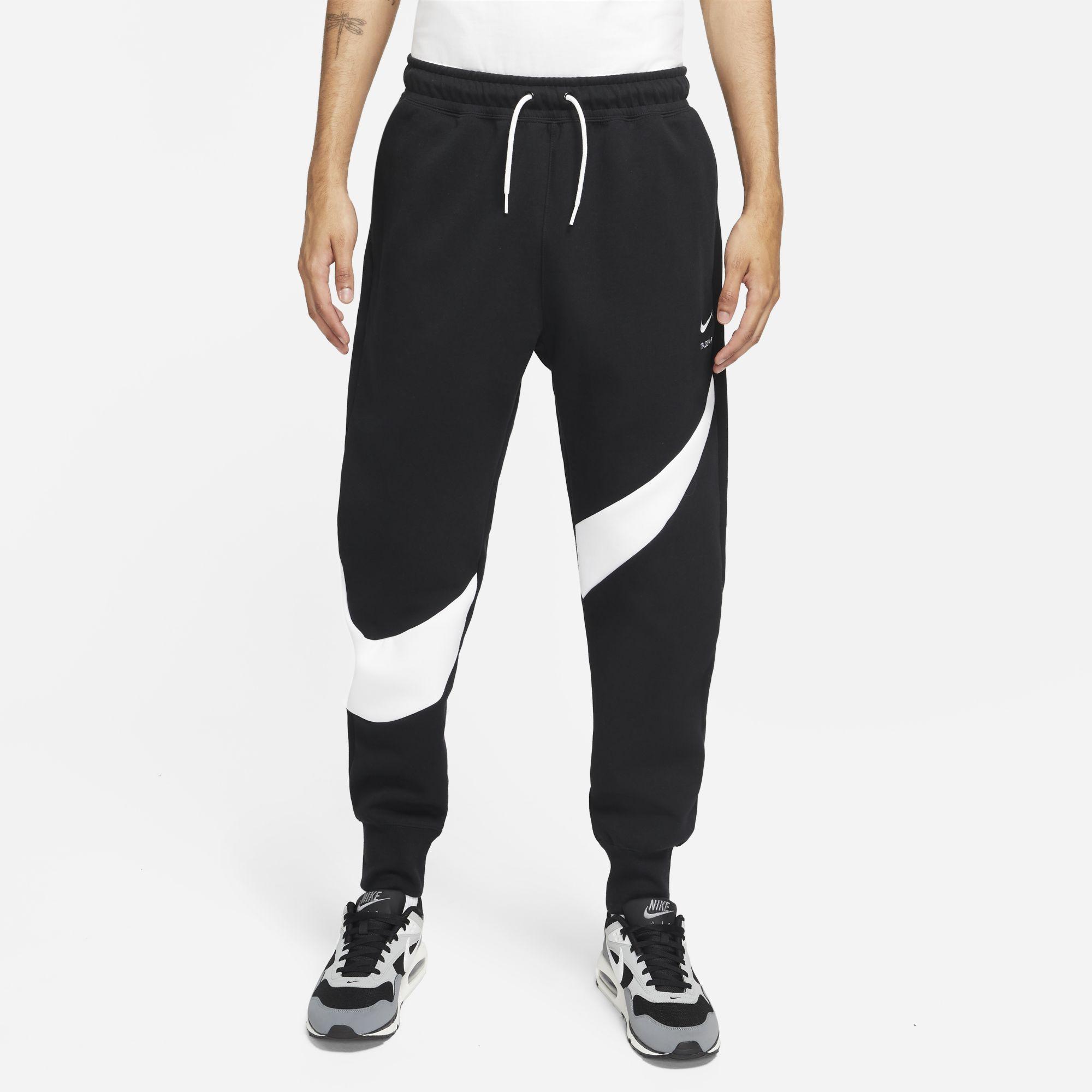 Nike Sportswear Swoosh Tech Fleece Pants in Black for Men | Lyst UK