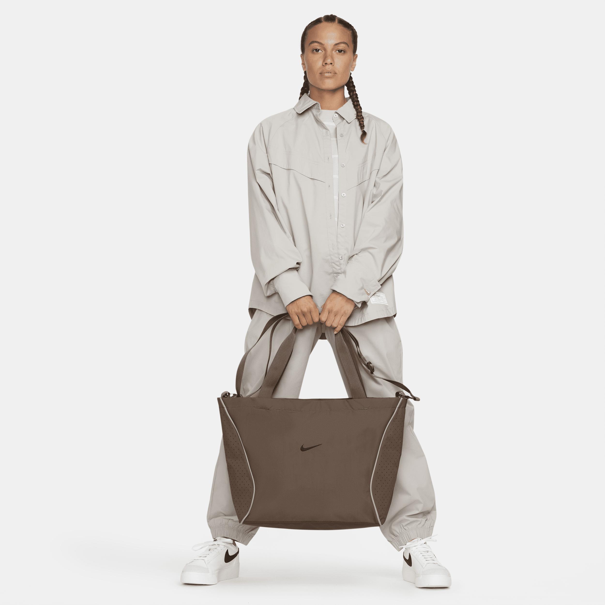 Nike Sportswear Essentials Tote Bag Black / Iron Grey - White