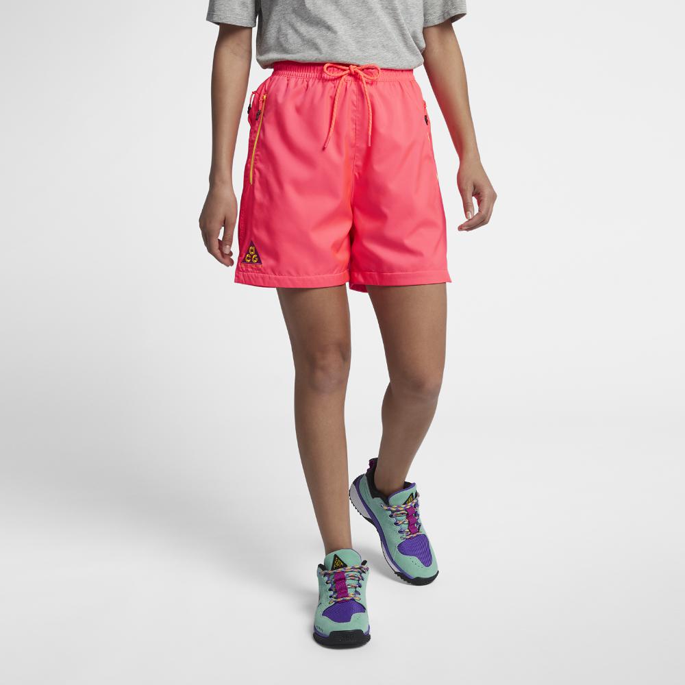 Nike Acg Men's Woven Shorts in Pink for 