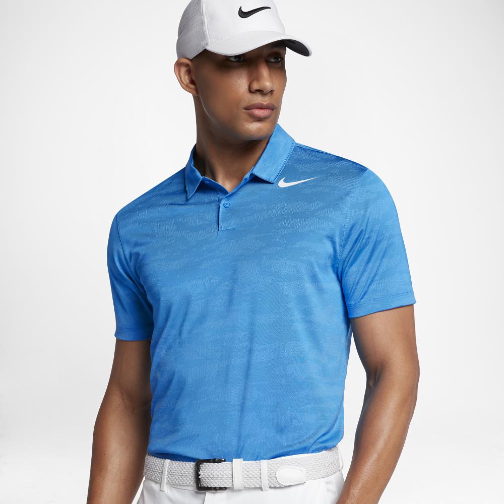 Lyst - Nike Icon Jacquard Men's Standard Fit Golf Polo Shirt in Blue ...