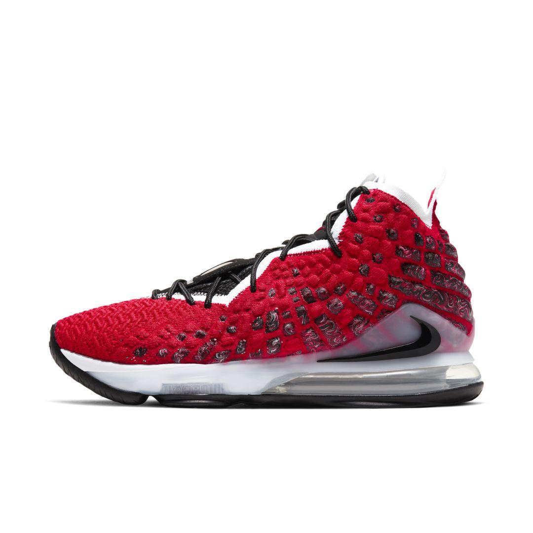 Nike Lebron 17 Basketball Shoe in Red for Men - Lyst