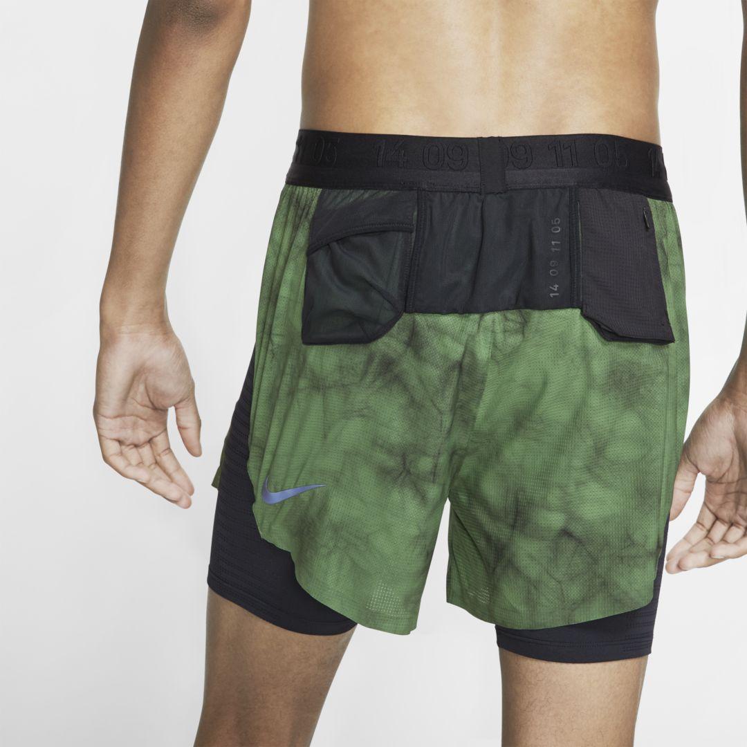 Nike Tech Pack 2-in-1 Running Shorts in Green for Men | Lyst
