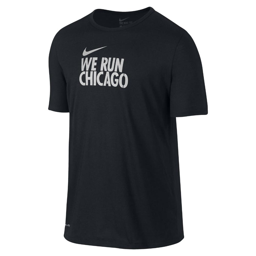 Nike "we Run Chicago" Men's T-shirt Black for Men | Lyst