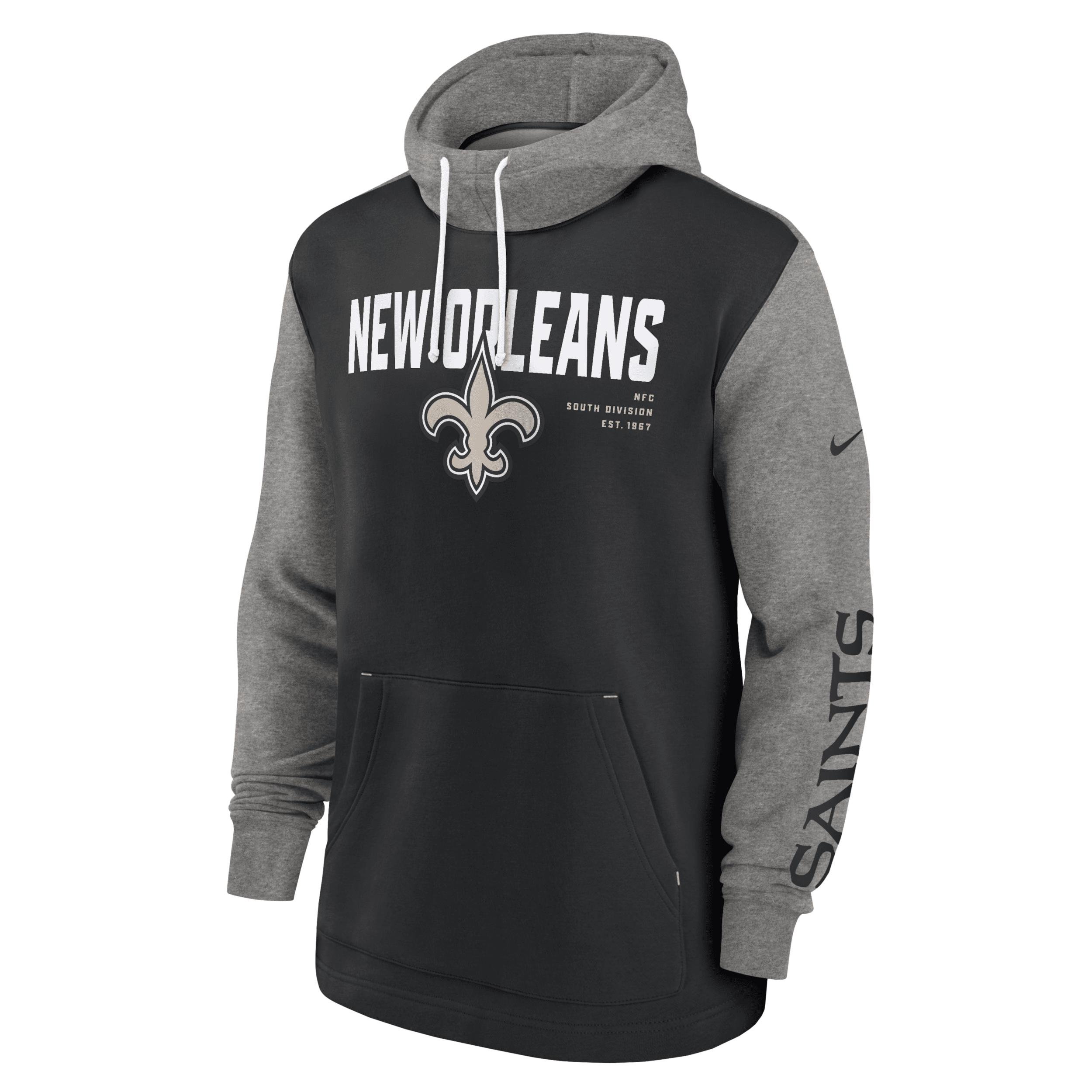 Nike Therma Athletic Stack (NFL New Orleans Saints) Men's Pullover
