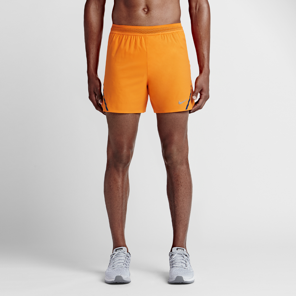 nike aeroswift shorts orange
