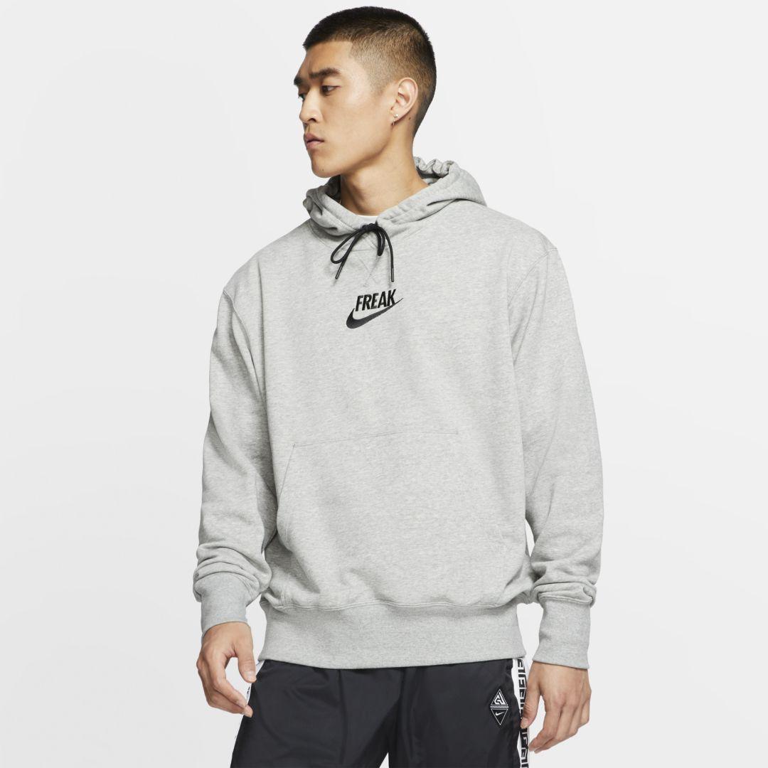 Nike " Giannis ""freak"" Basketball Hoodie in Gray for Men | Lyst