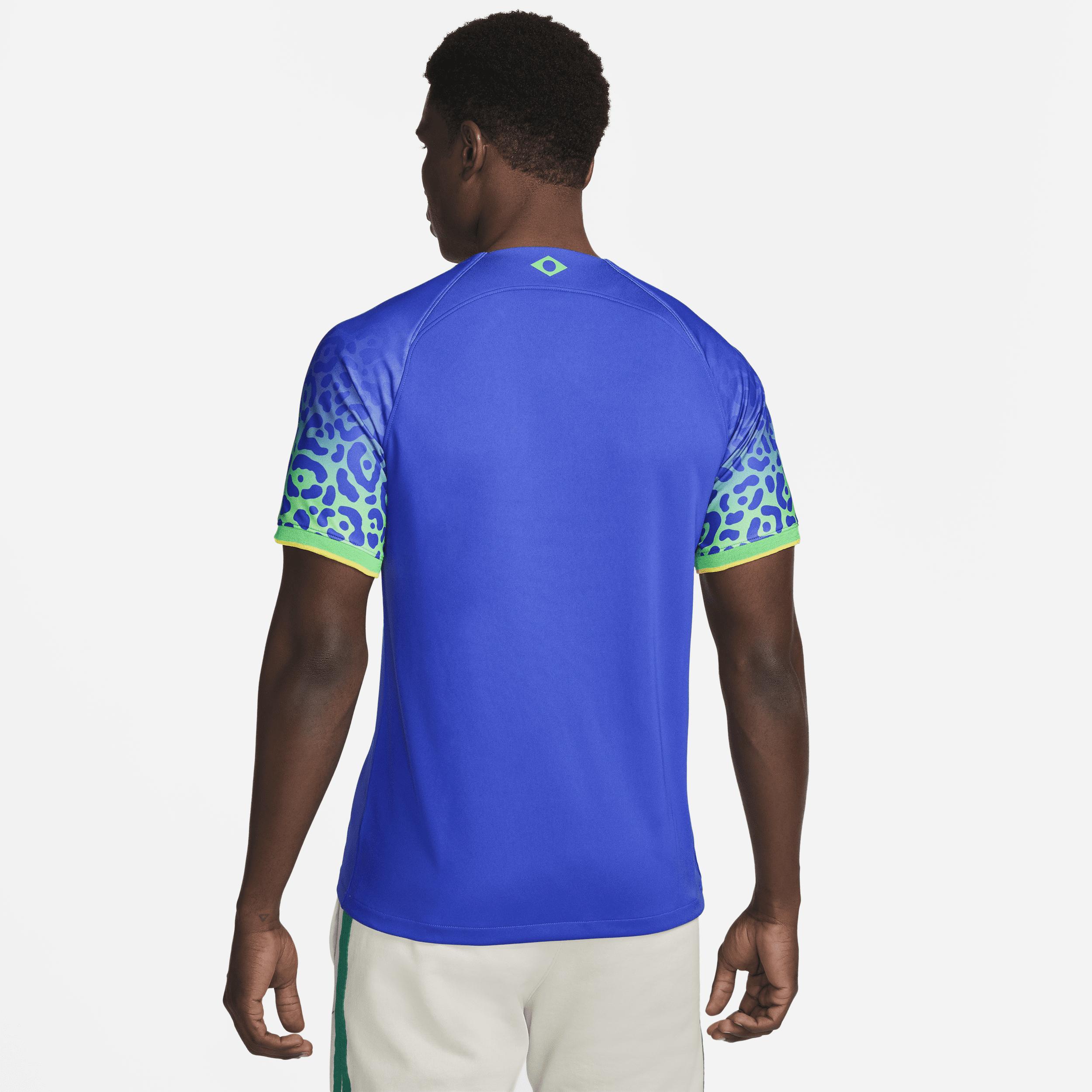 Nike Brazil 2022/23 Stadium Away Dri-fit Football Shirt in Blue for Men |  Lyst