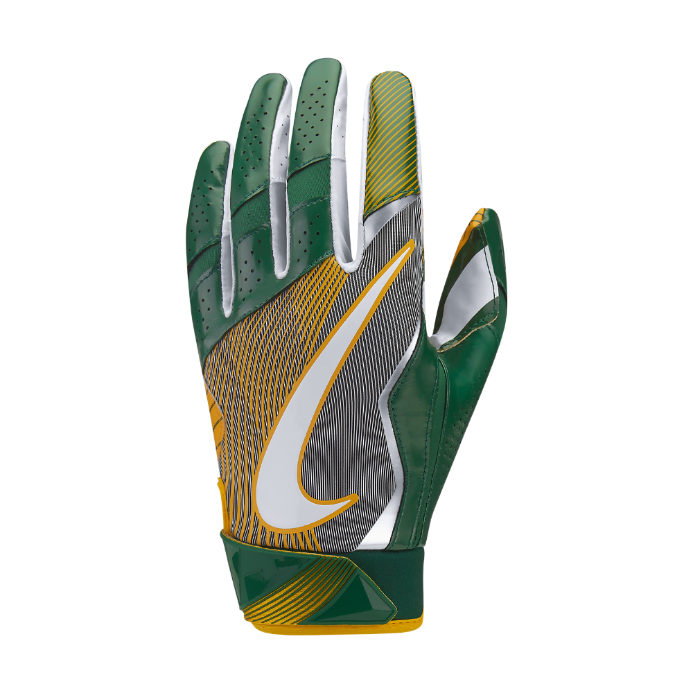 Nike Synthetic Vapor Jet 4 (nfl Packers) Men's Football Gloves in Green ...