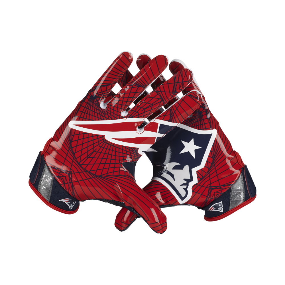 Nike Vapor Jet 4 (nfl Patriots) Men's Football Gloves in Red for Men | Lyst