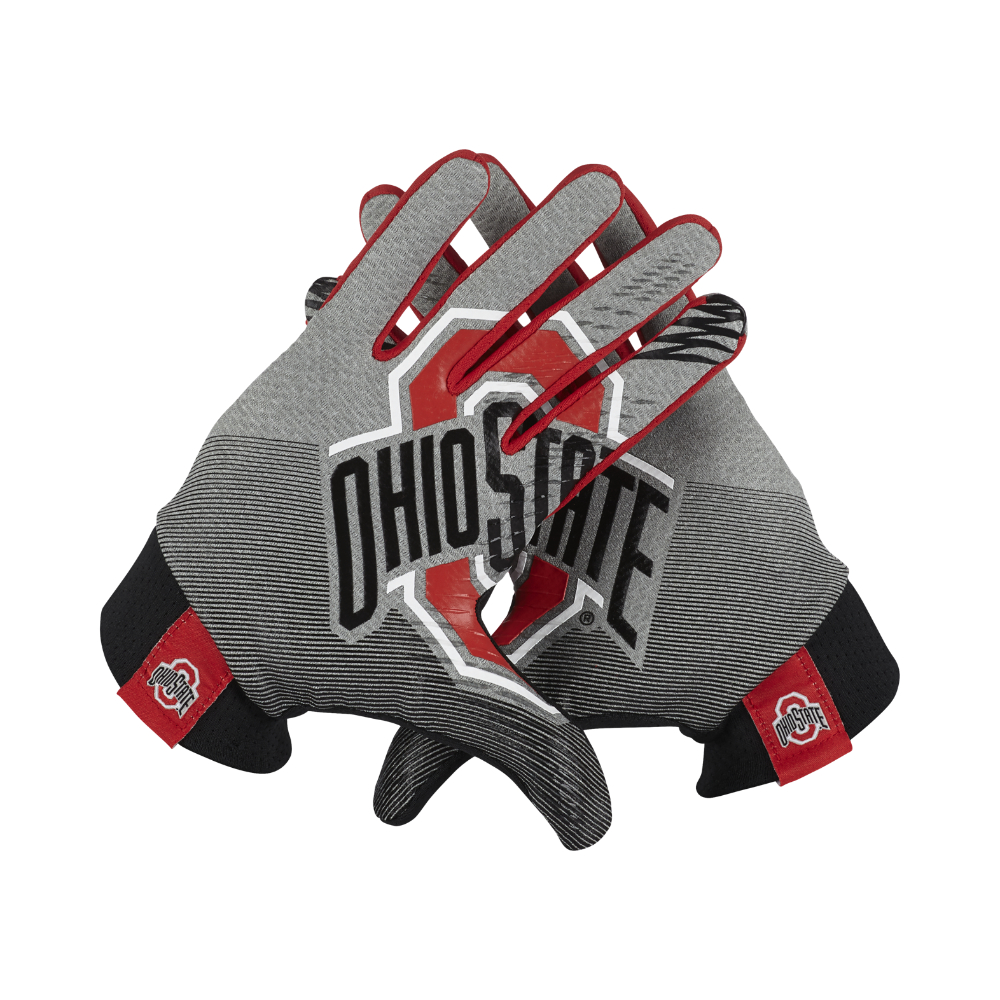 Nike Stadium (ohio State) Football Gloves in Gray for Men | Lyst