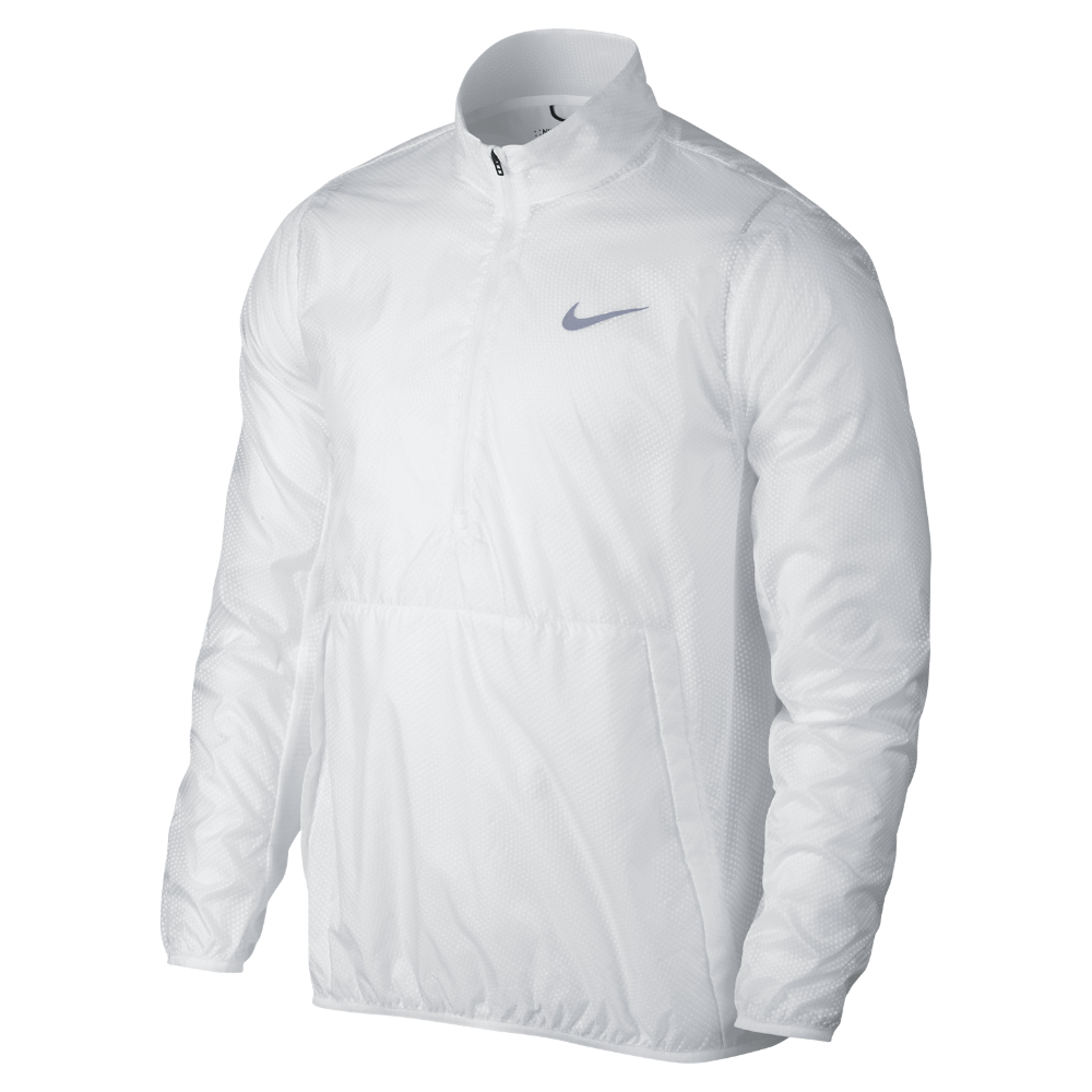 Nike Synthetic Hyperadapt Shield Lite Half-zip Men's Golf Jacket in White  for Men | Lyst