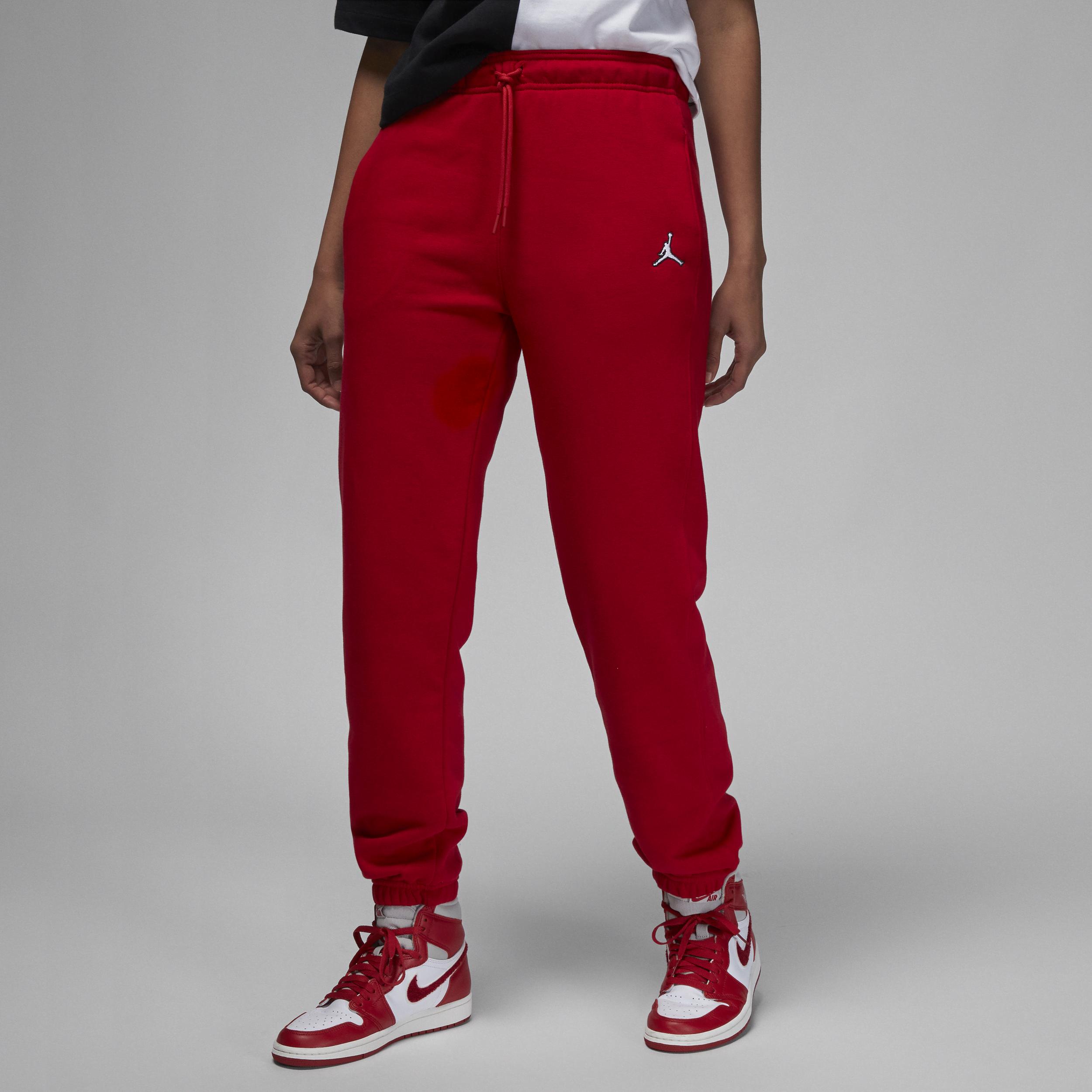 Nike Jordan Brooklyn Fleece Pants In Red, | Lyst