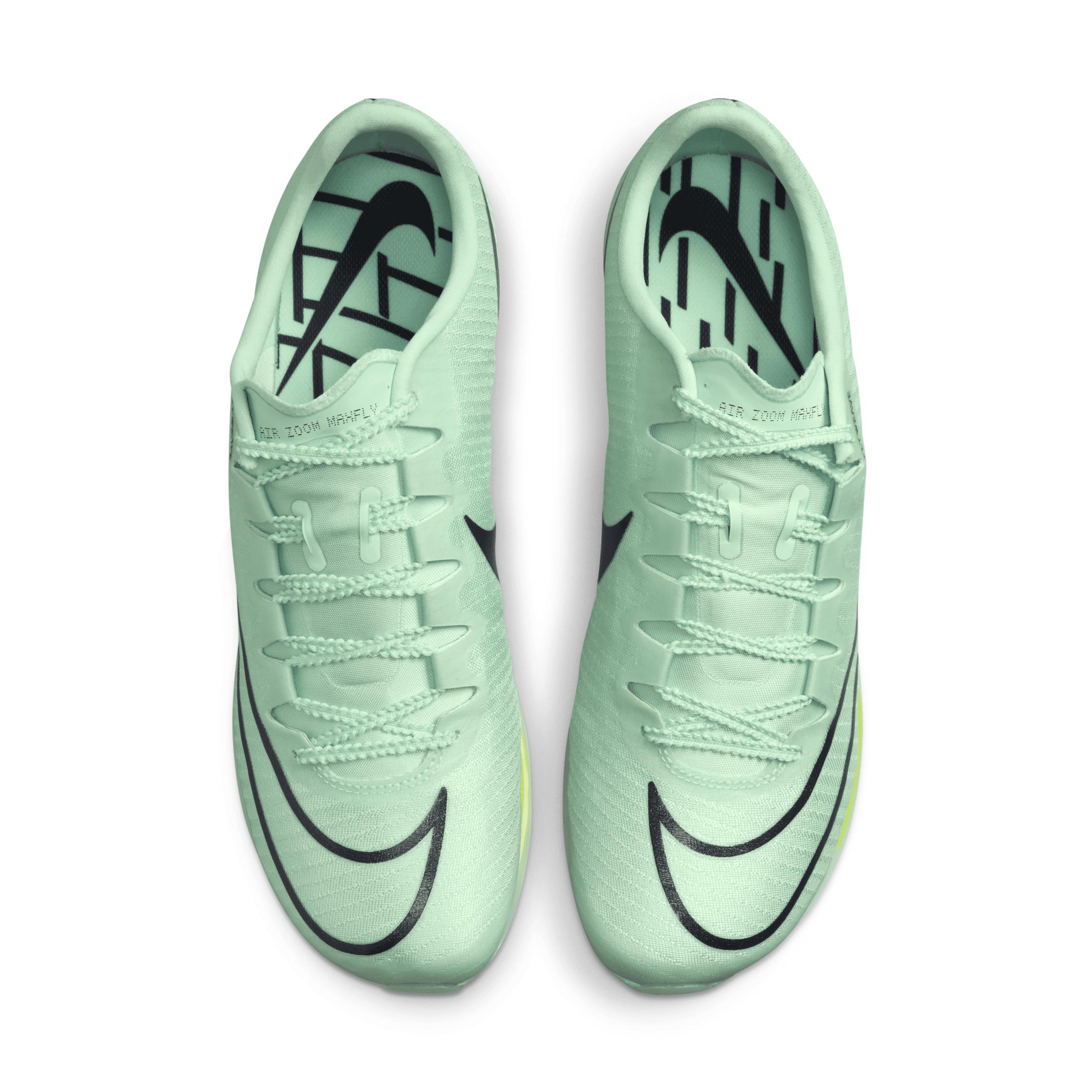 Green nike 2025 track spikes