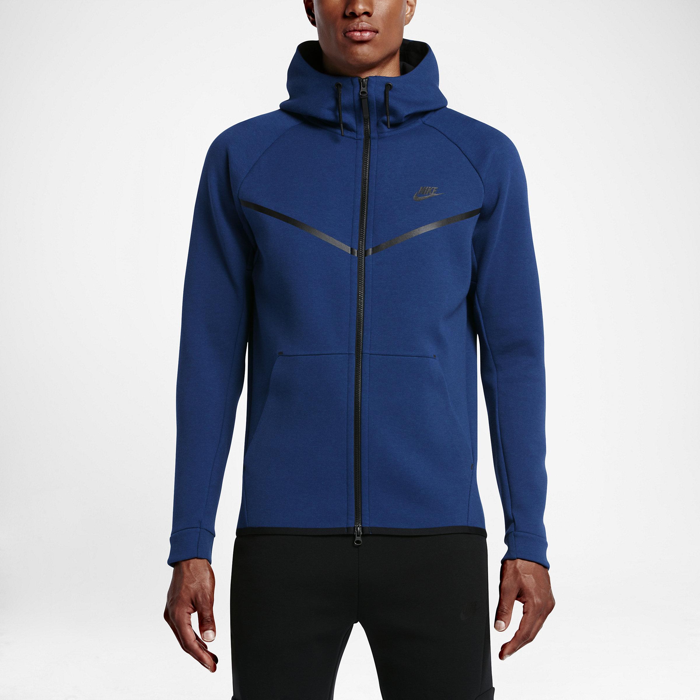 Nike Sportswear Tech Fleece Windrunner Men's Hoodie in Blue for Men - Lyst