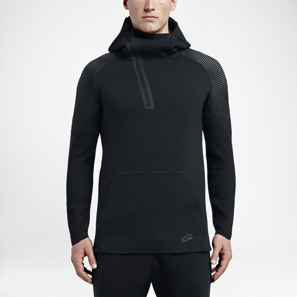 Download Nike Sportswear Tech Fleece Men's Half Zip Hoodie in Black ...