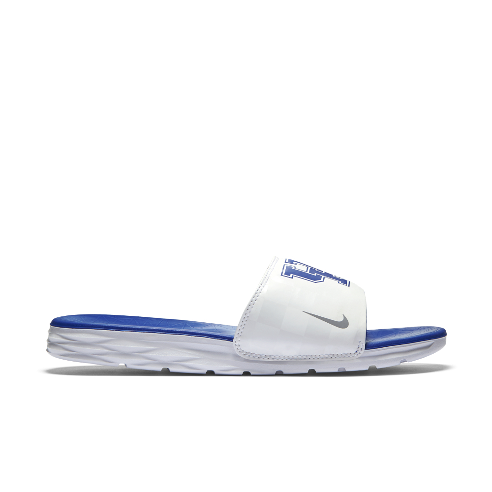 Nike Benassi Solarsoft College (kentucky) Men's Slide Sandal in White for  Men | Lyst