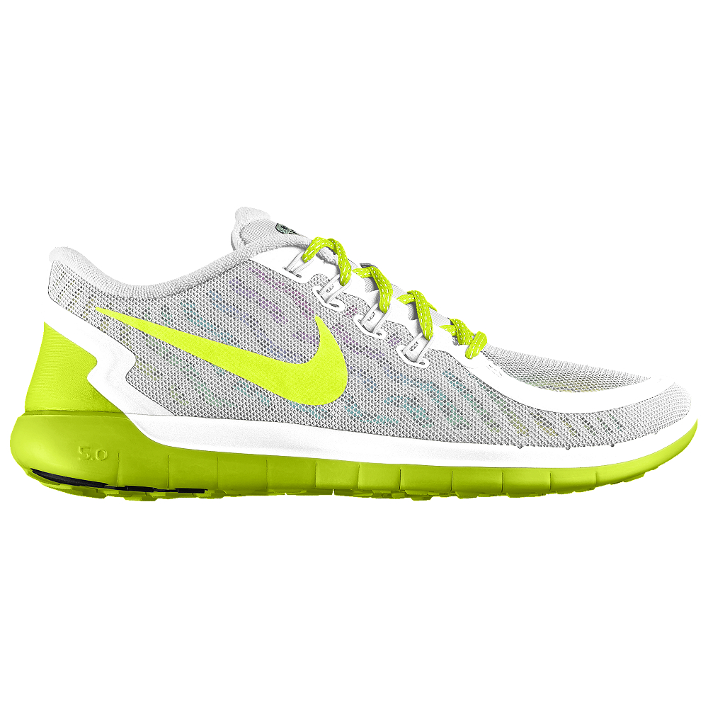Nike Free 5.0 Flash Id Women's Running Shoe in White - Lyst
