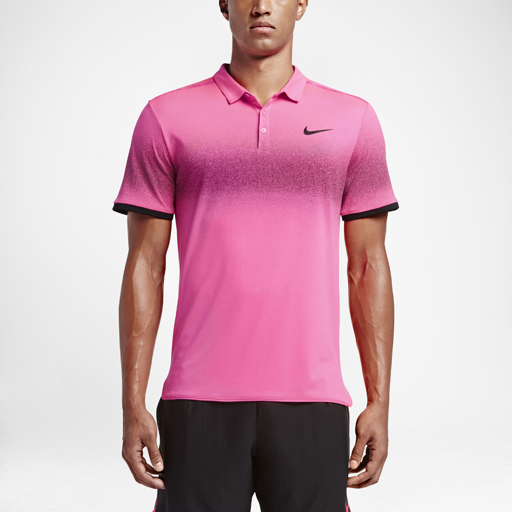 Nike Synthetic Court Roger Federer Advantage Men's Tennis Polo Shirt in  Pink for Men | Lyst