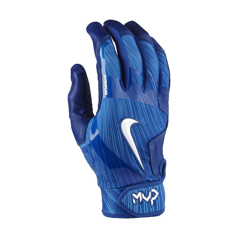 Nike Mvp Elite Baseball Batting Gloves in Blue for Men | Lyst
