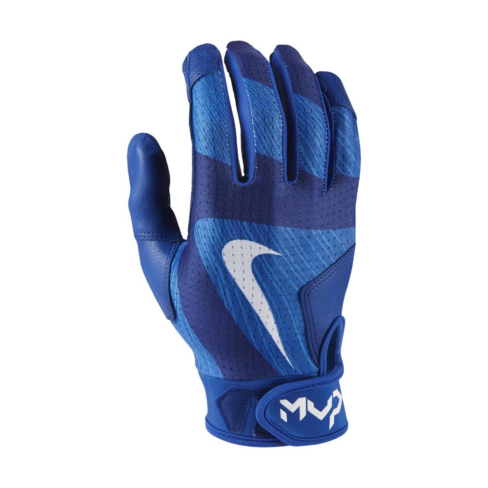 nike batting gloves blue
