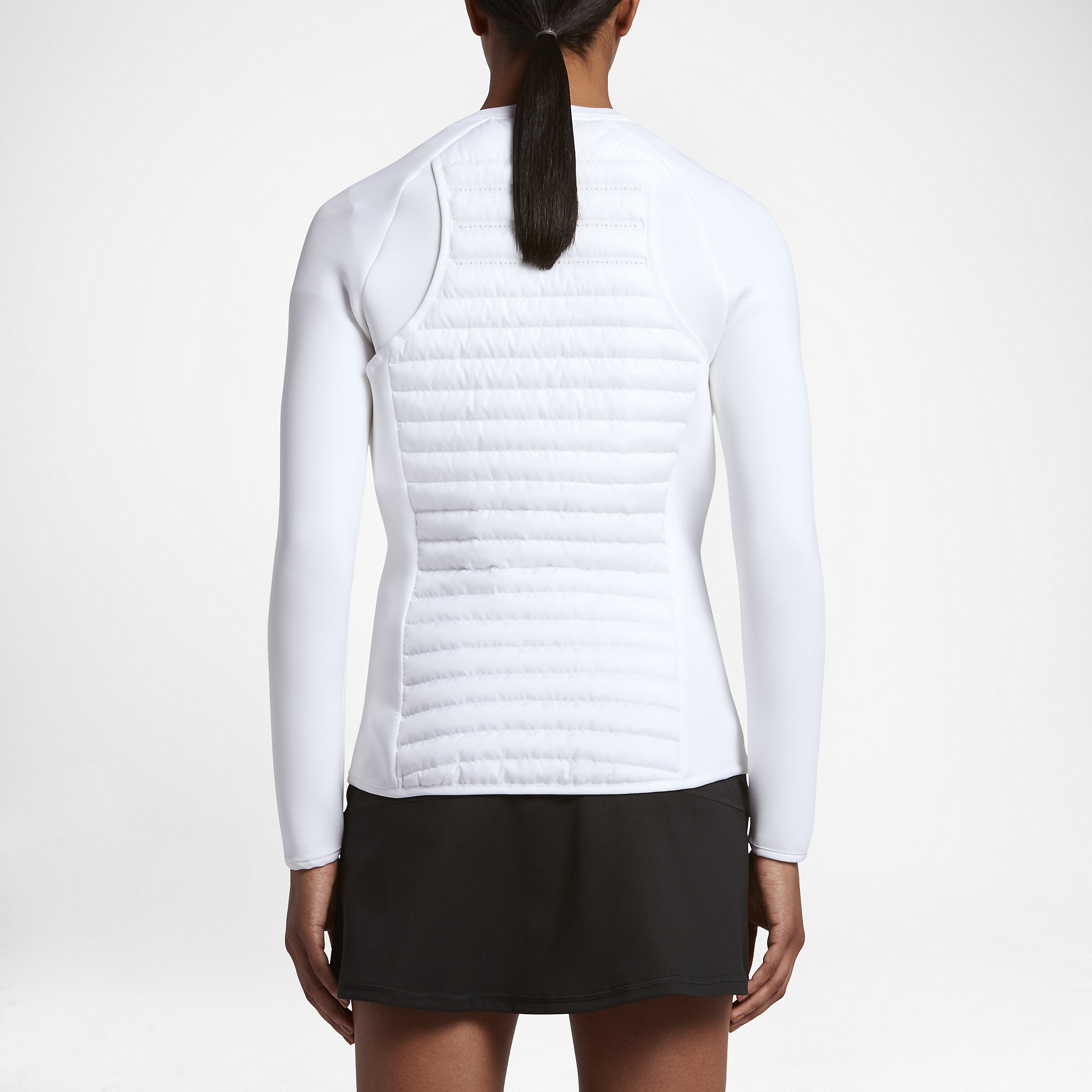 Nike Synthetic Aeroloft Combo Women's Golf Jacket in White,White (White