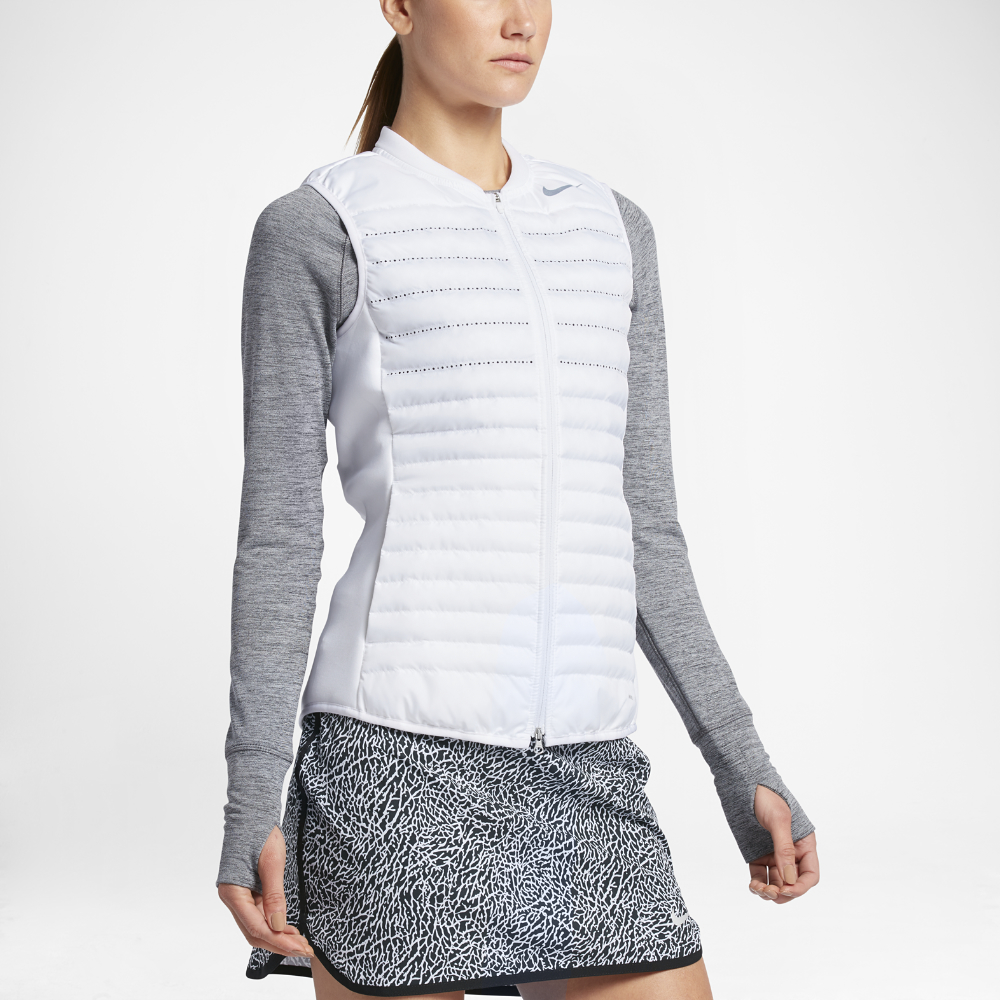 Stereotype kruis investering Nike Aeroloft Combo Women's Golf Vest in White | Lyst