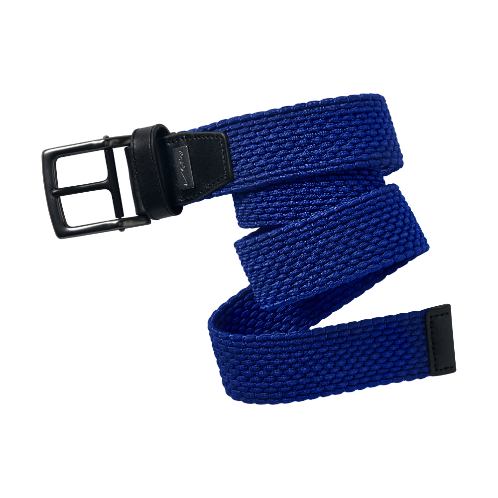 Nike Leather Stretch Woven Men's Golf Belt in Blue for Men - Lyst